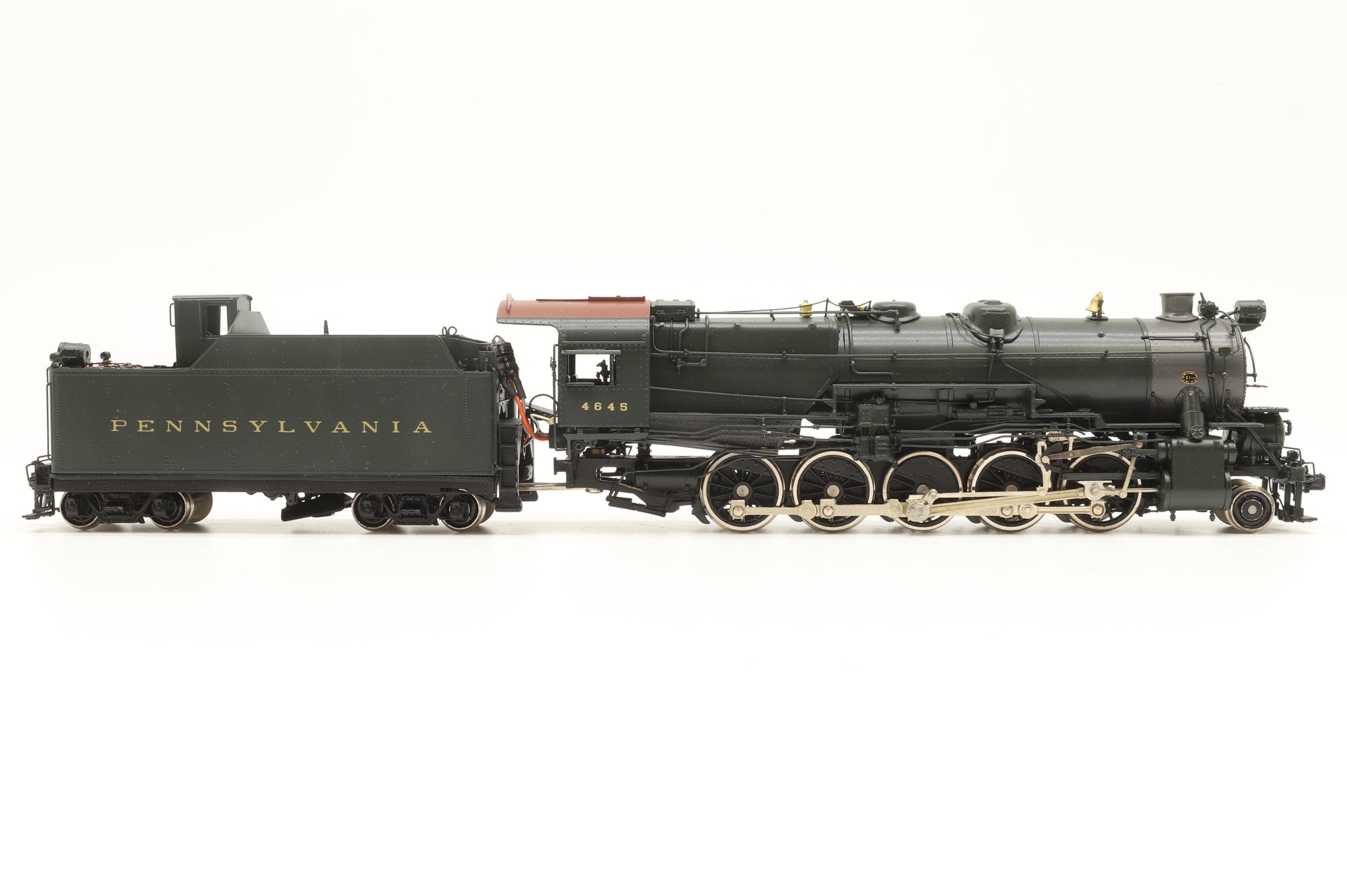 Railworks Ltd P.R.R I-1s 2-10-0 L-2470P '4645', Factory Painted Brass & DCC Sound