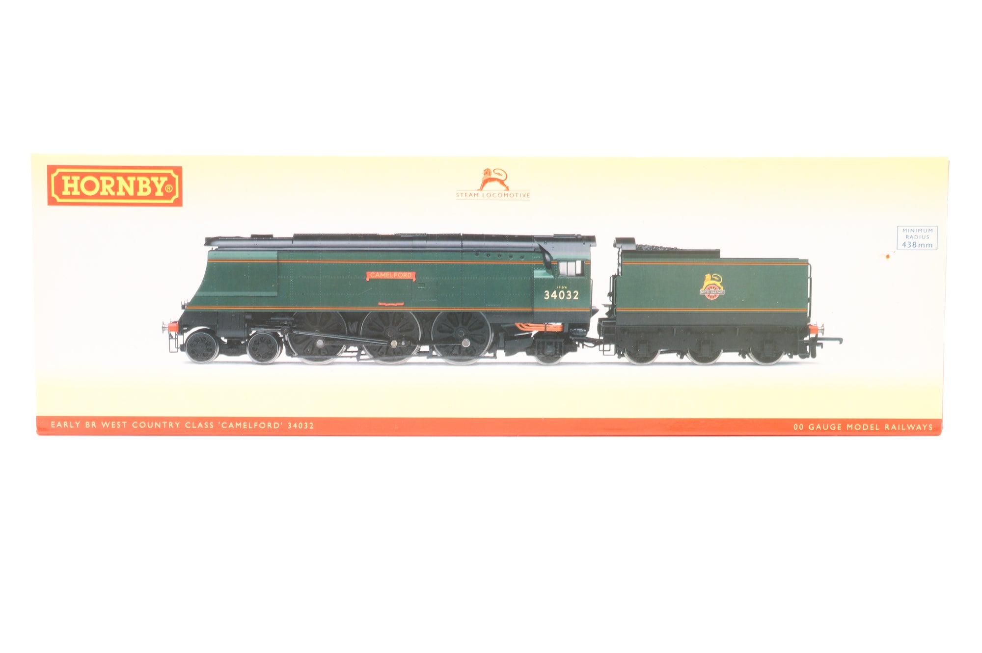 Hornby OO R3445 West Country Class 34032 'Camelford' BR Green E/C