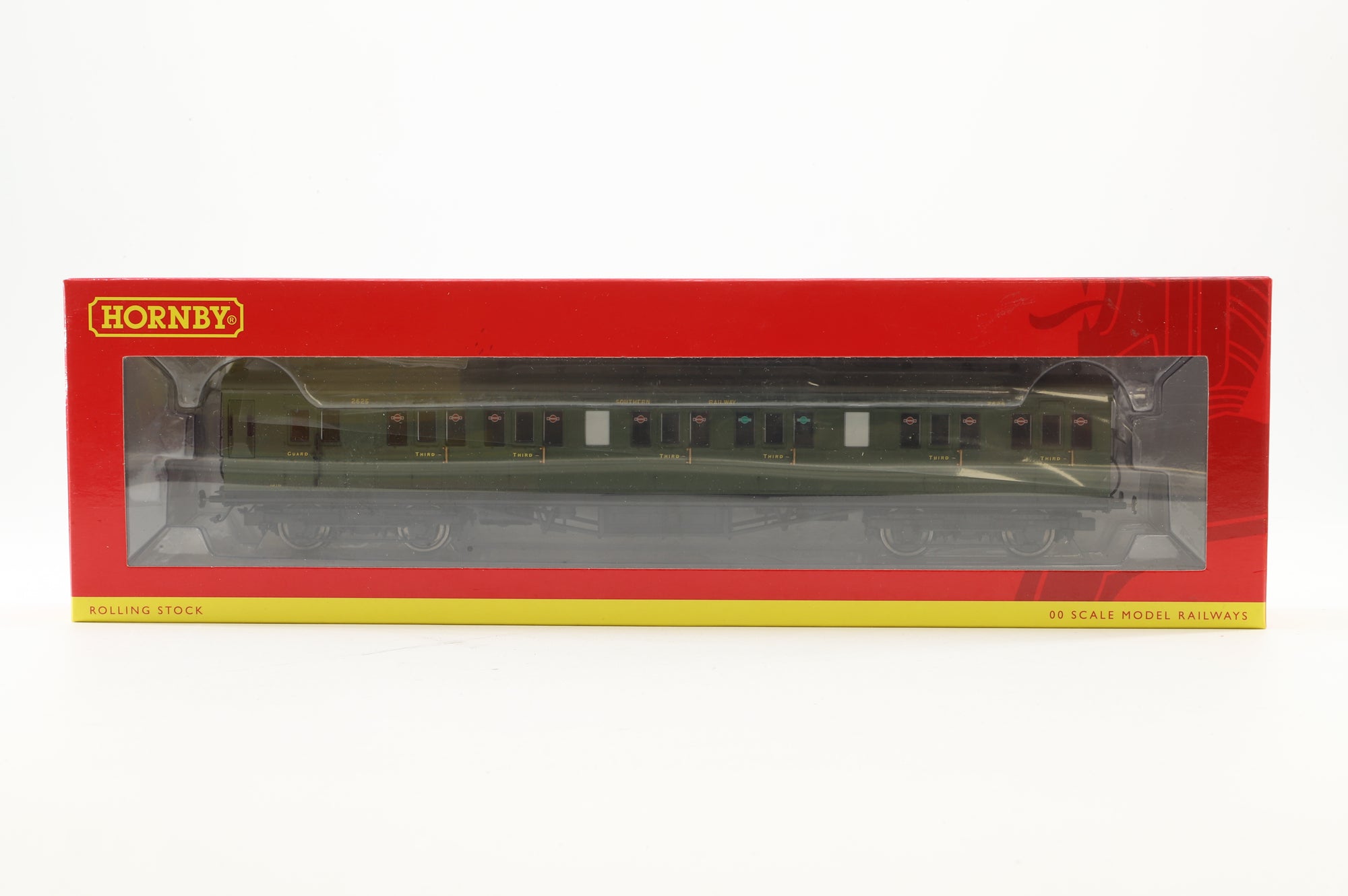 Hornby OO  R4718A/R40030A Set of 2x Assorted Maunsell Coaches in SR Olive Green