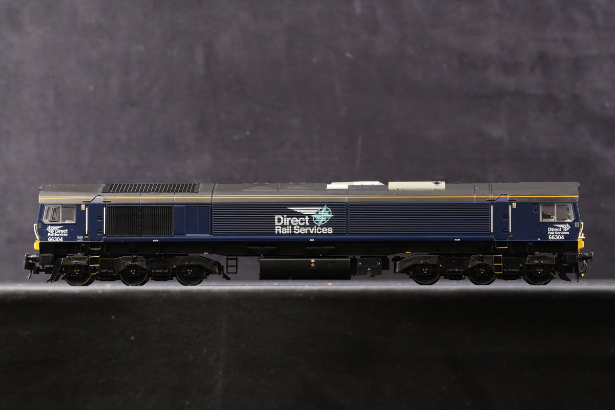 Bachmann OO 32-982 Cl.66 Diesel &#39;66434&#39; DRS Plain Blue Compass, DCC Sound