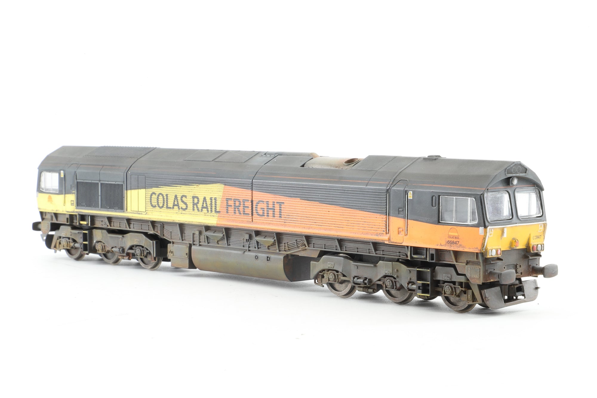 Hornby OO R3787 Colas Co-Co Class 66 '66847', Weathered