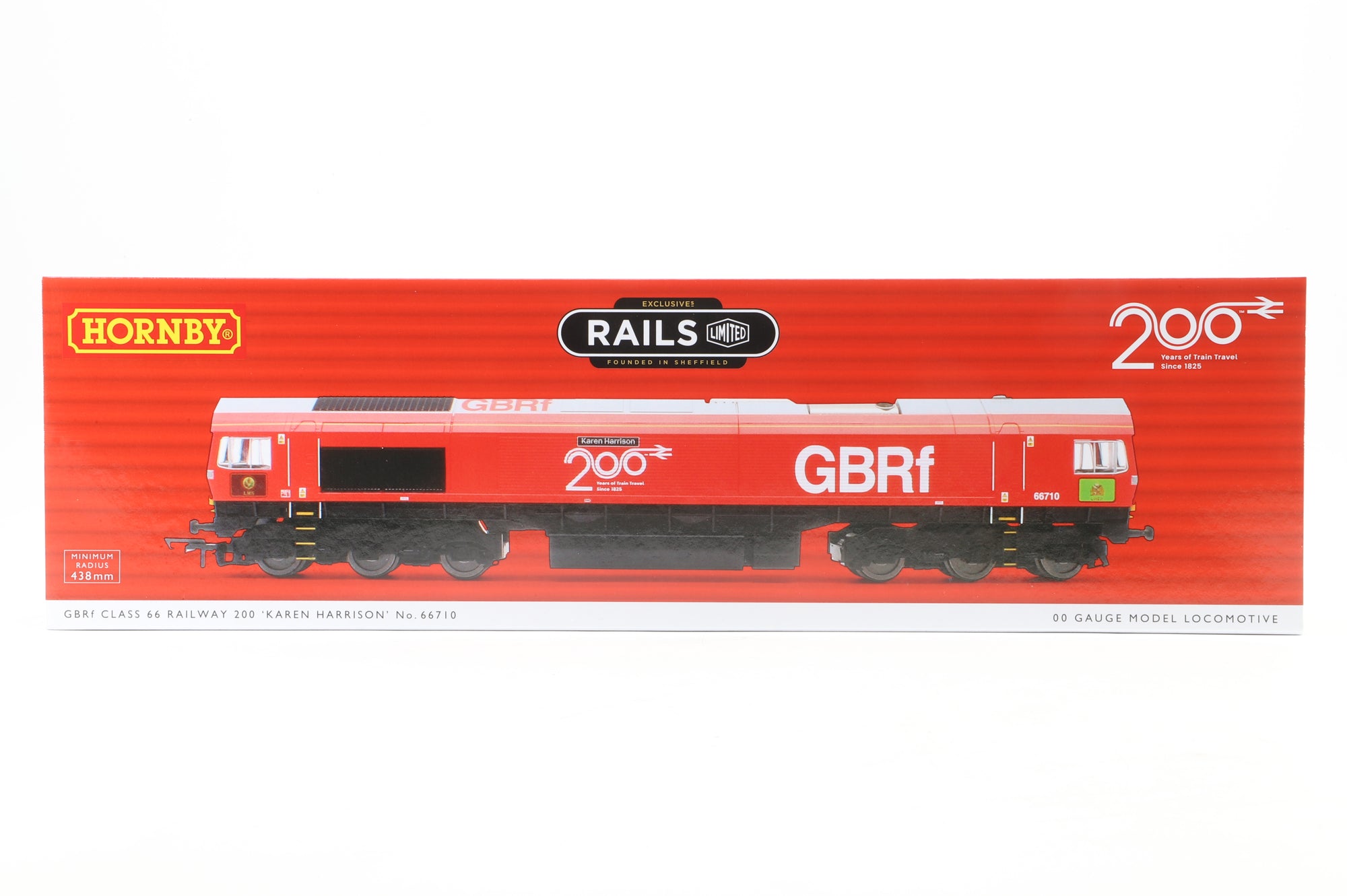 Hornby OO R30549TXS Class 66 '66710' 'Karen Harrison' GBRf 200 DCC Fitted