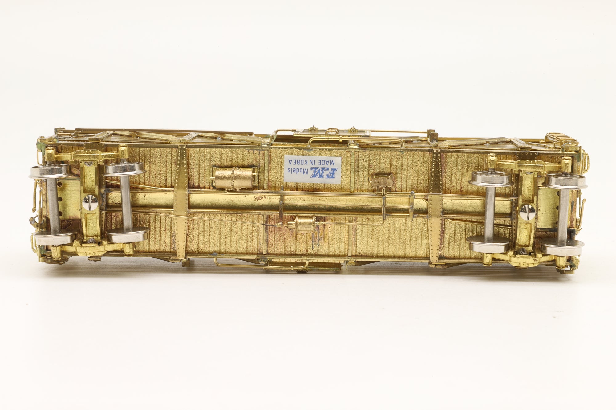 Precision Scale Co./Iron Horse Models HO Brass 15596 Class K8 AAR Class SC Double Deck Stock Car Unpainted