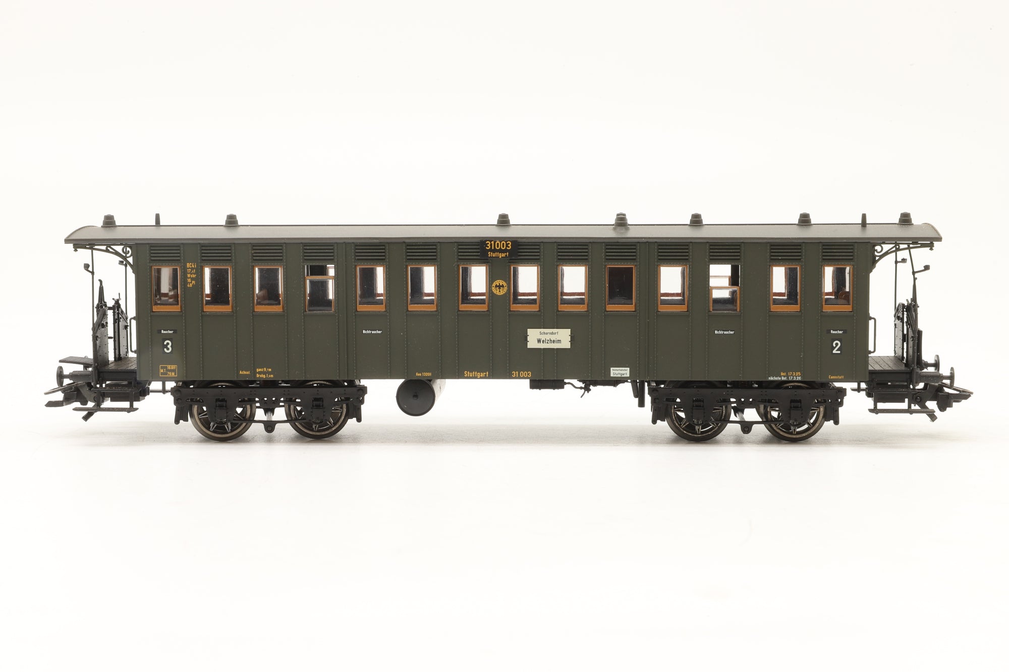 Brawa HO Rake Of 3 DRG Green Coaches Inc 2170, 2171 & 2172