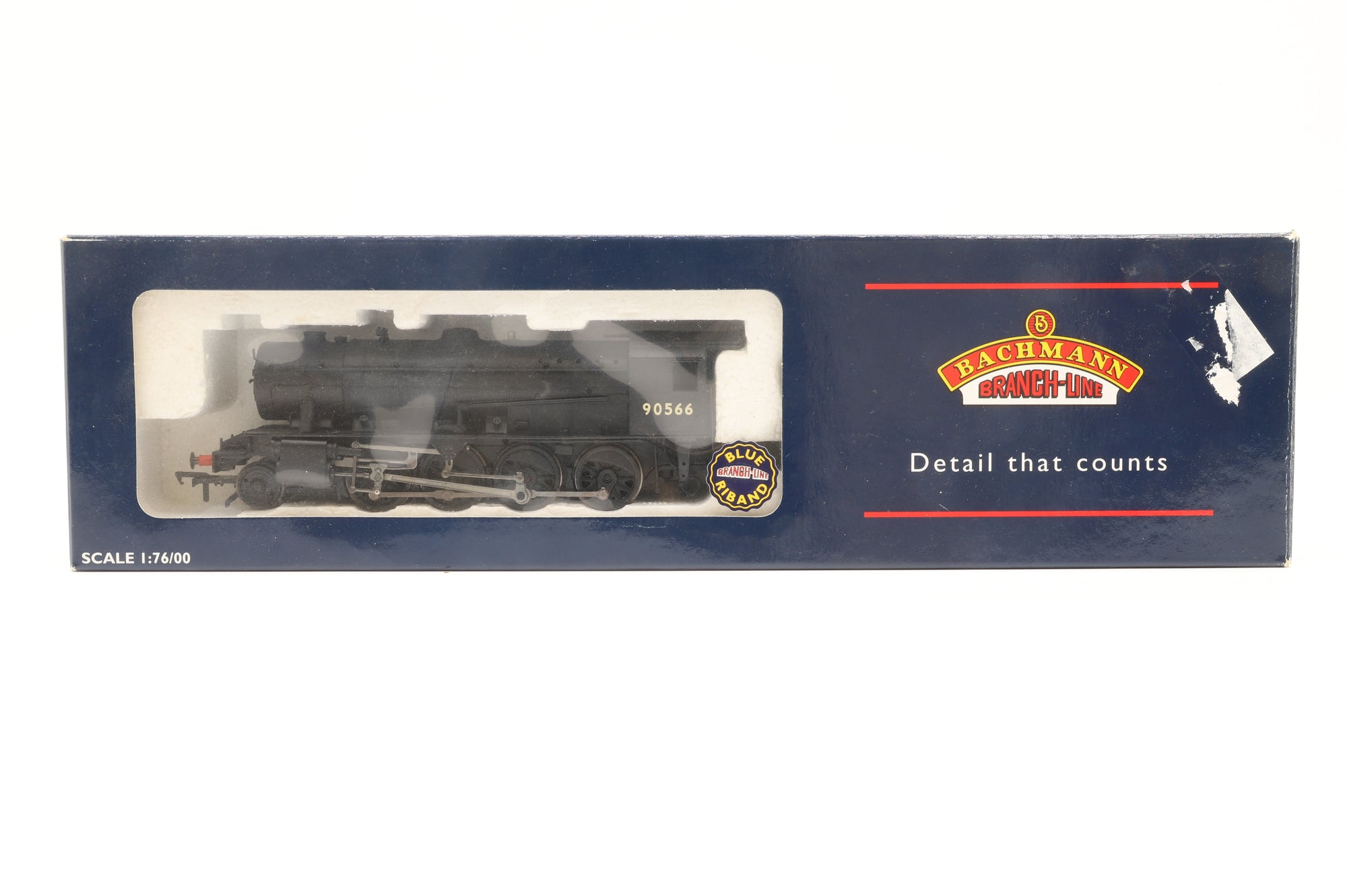 Bachmann OO 32-256 WD 2-8-0 Austerity '90566' BR Black Late Crest