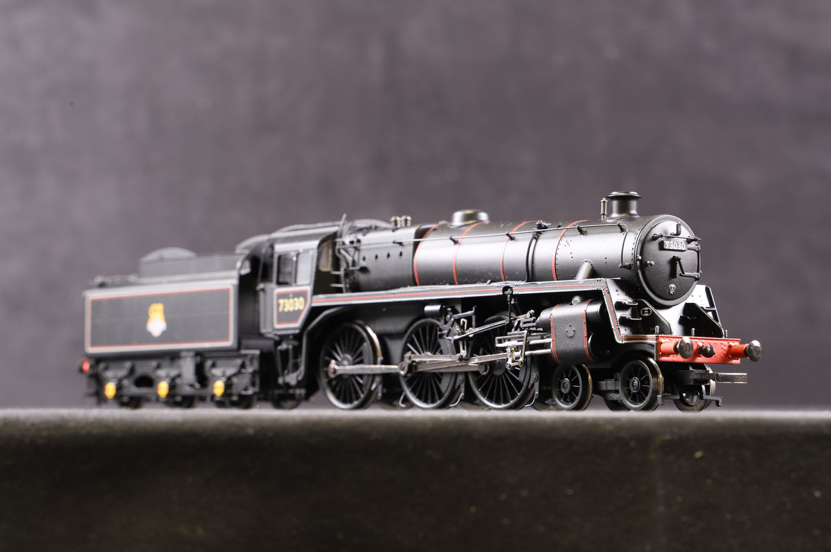 Bachmann OO 32-503 Standard Class 5MT &#39;73030&#39; BR Black E/C BR1 Tender W/H Pump