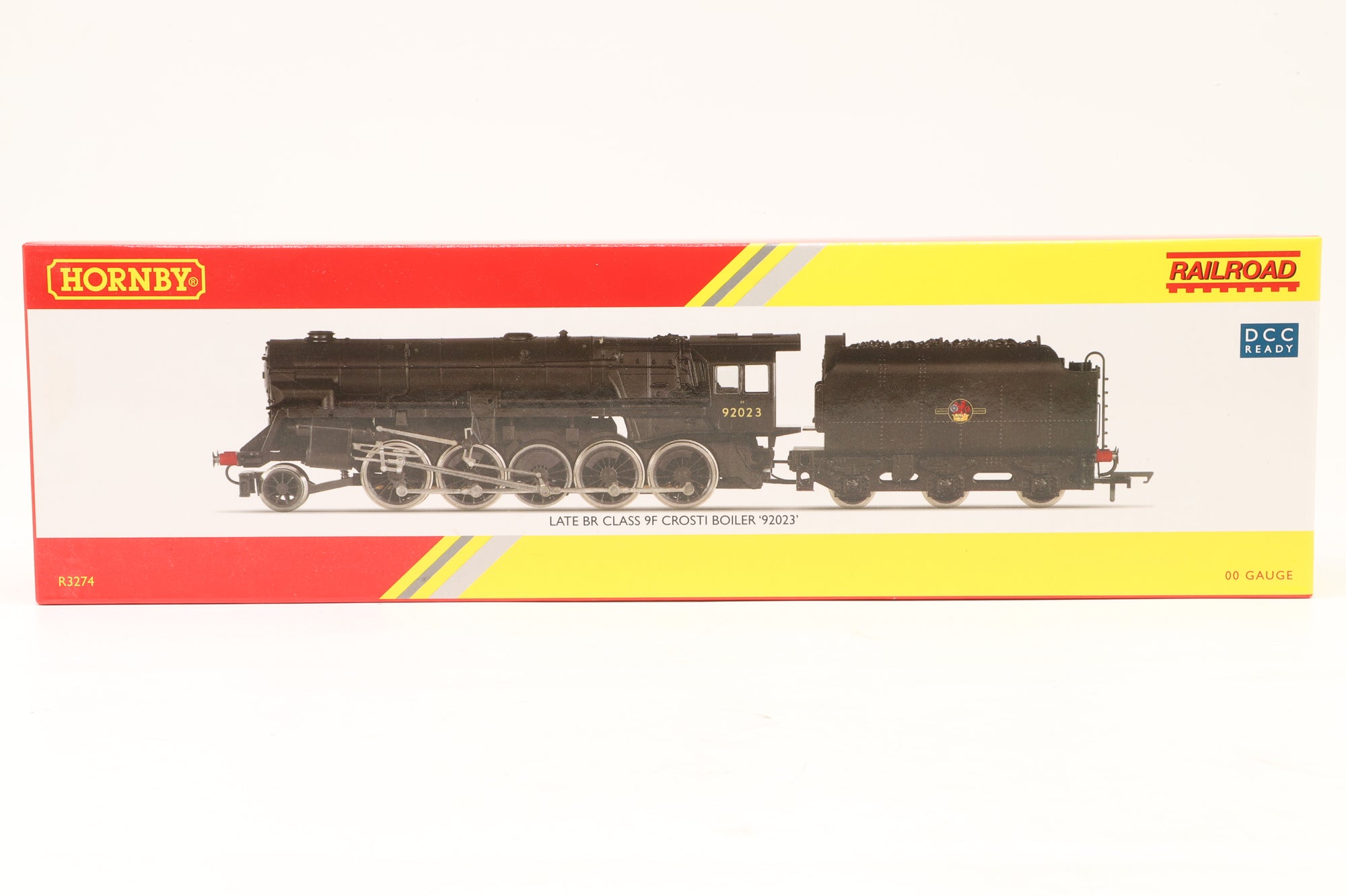 Hornby Railroad OO R3274 Class 9f '92023' Crosti Boiler BR Black L/C