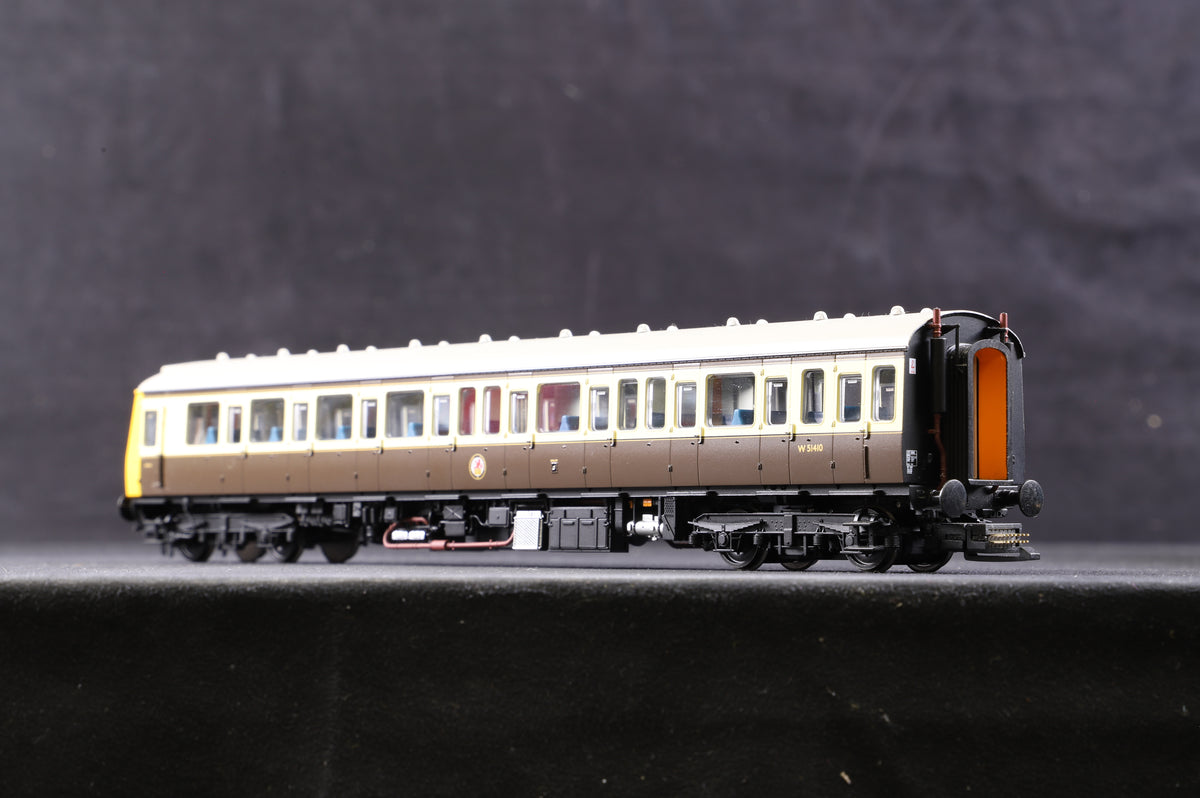 Bachmann OO 35-500Z Class 117 3 Car DMU GWR 150 Chocolate &amp; Cream Excl. KMRC, DCC Fitted