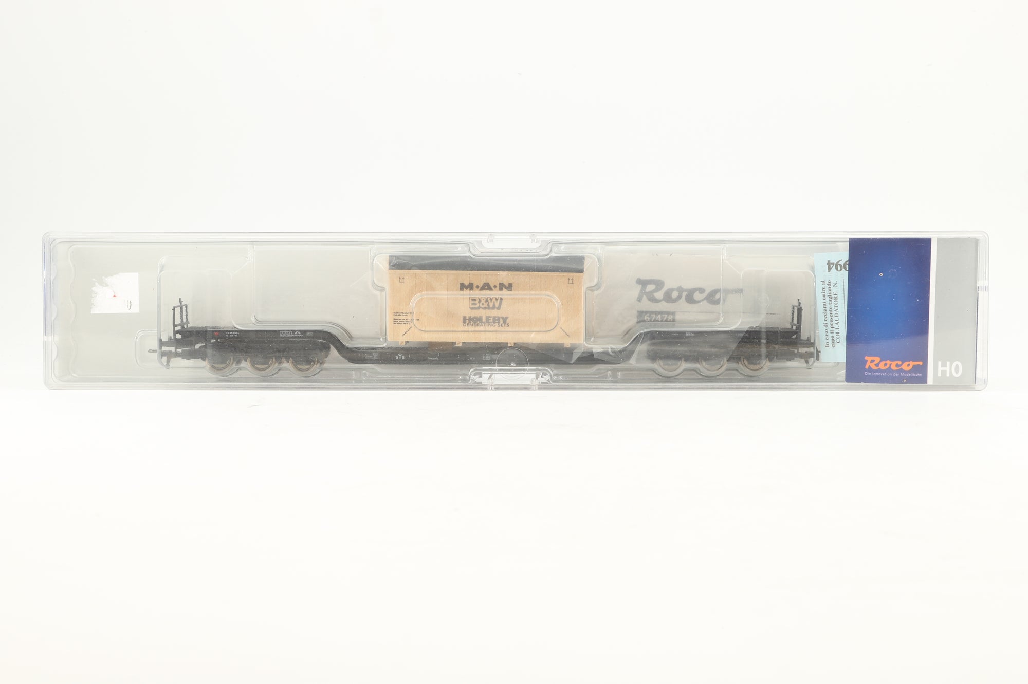 Roco HO 67478 DSB Low Loader Wagon