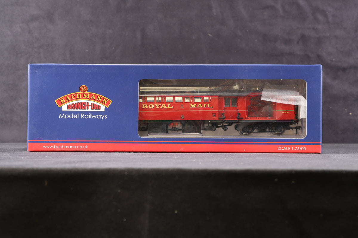 Bachmann OO 39-421 TPO Sorting Van With Nets Royal Mail Red