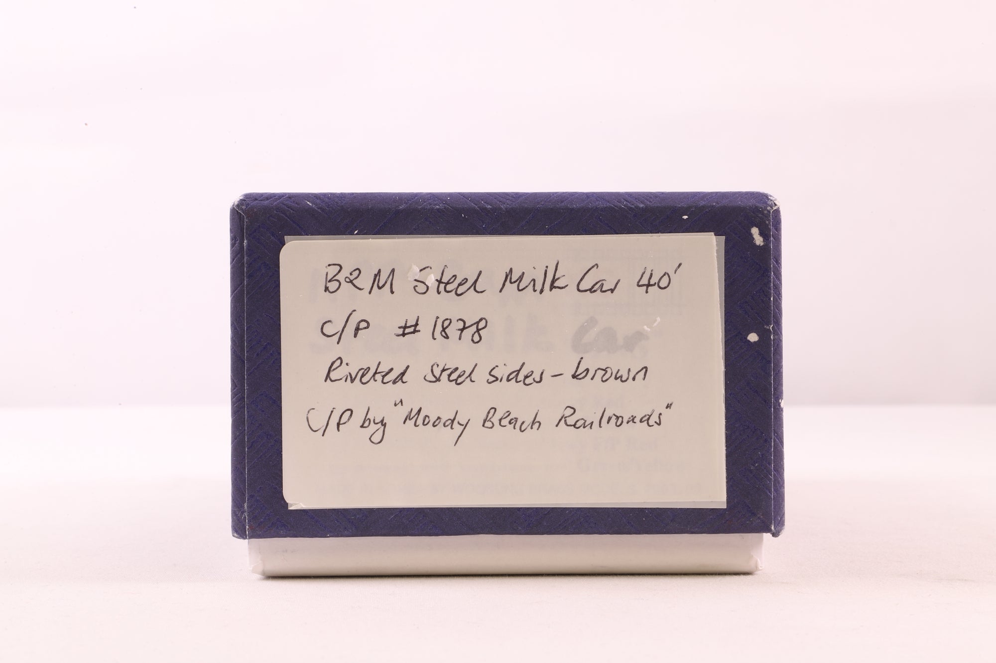 OMI-3063 Milk Car B&M Wood, w/ Riveted Sides '1878'