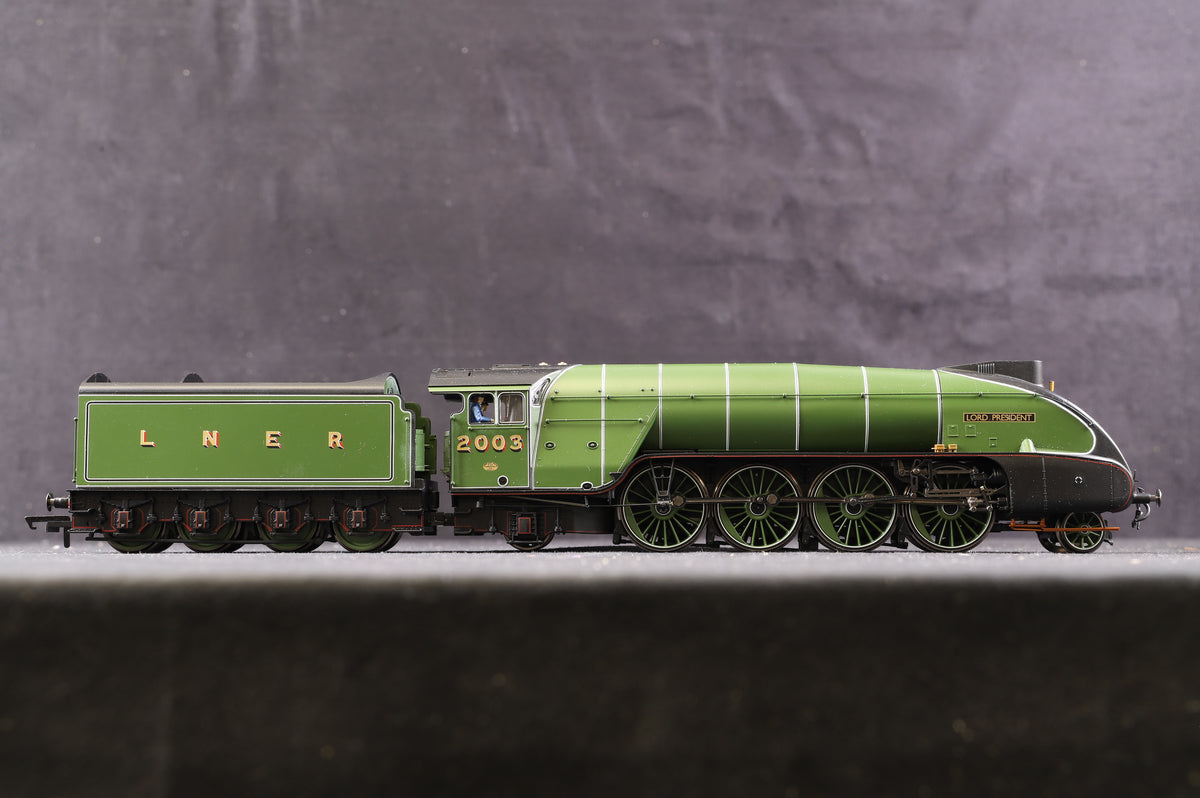 Hornby OO R3985 LNER Class P2 2-8-2 &#39;Lord President&#39; &#39;2003&#39; Apple Green, DCC Sound