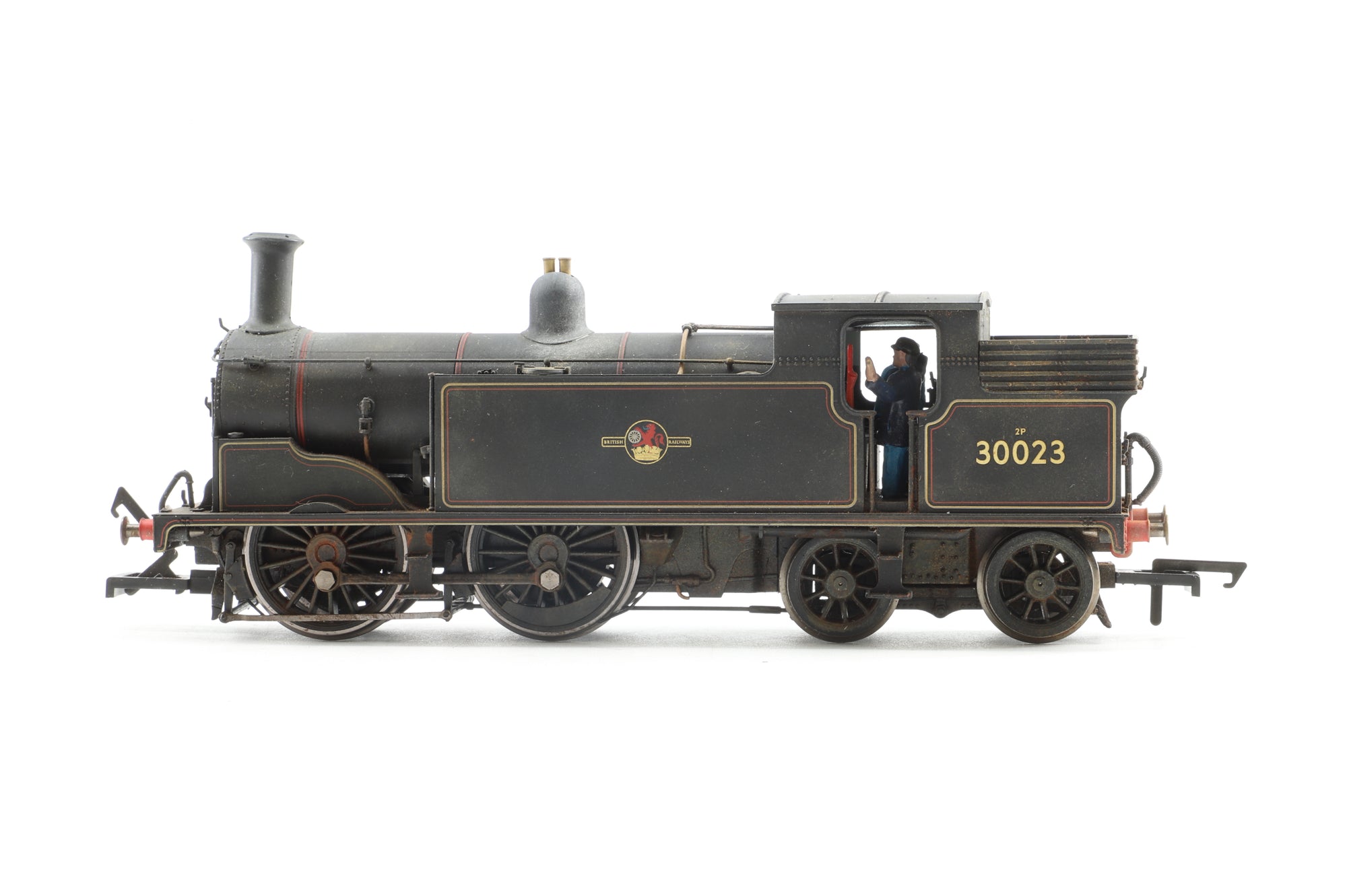 Hornby OO R2626X Class M7 '30023' BR Lined Black L/C Weathered DCC Sound