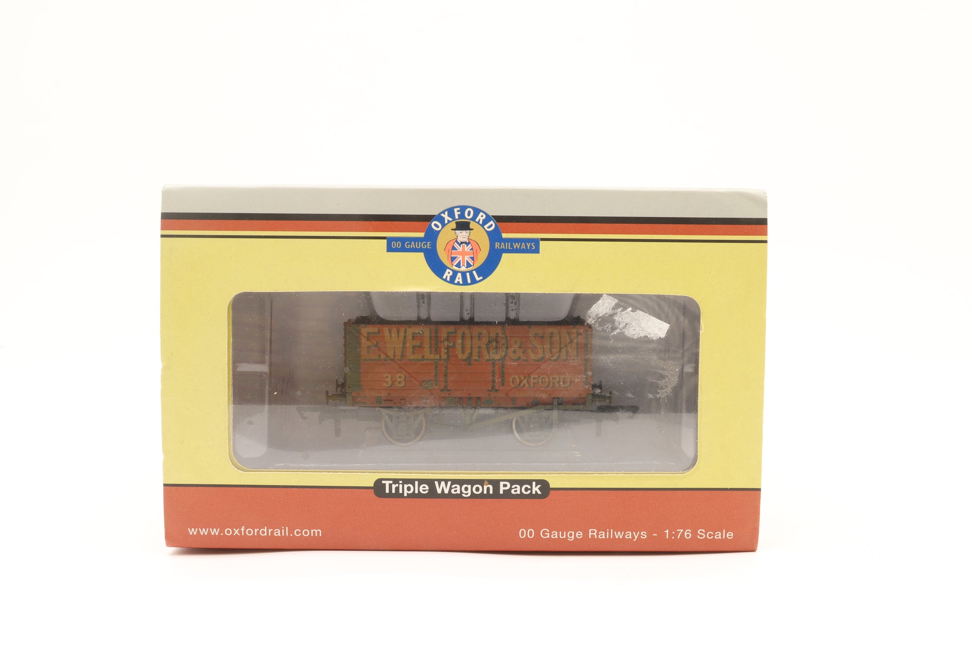 Oxford Rail OO & Plank Wagons Fear Bros, Leamington & Welford, Weathered