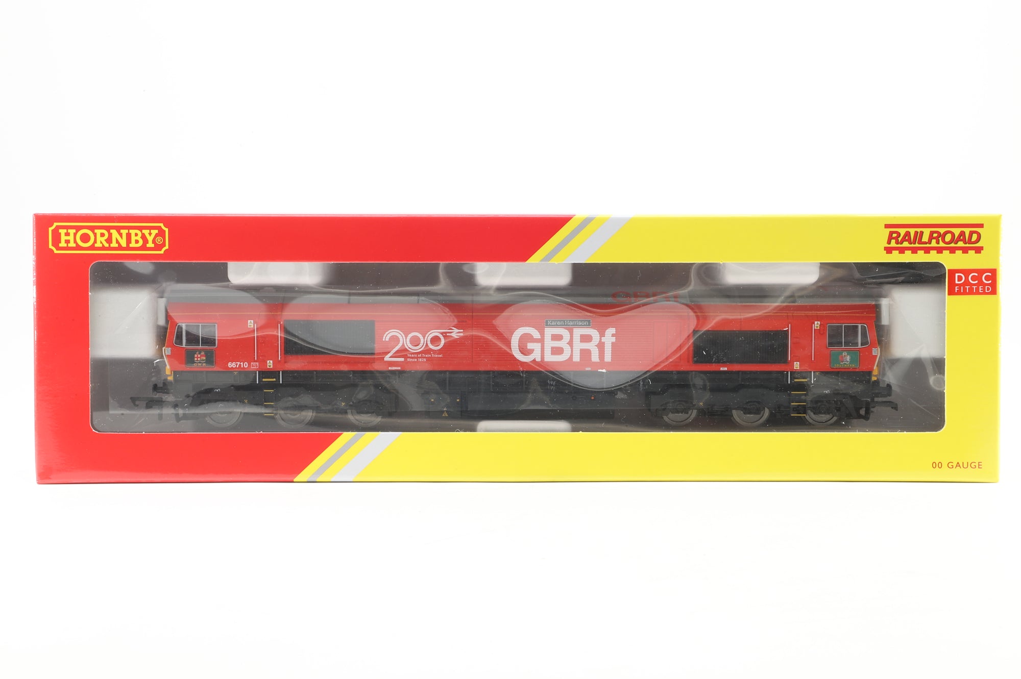 Hornby OO R30549TXS Class 66 '66710' 'Karen Harrison' GBRf 200 DCC Fitted