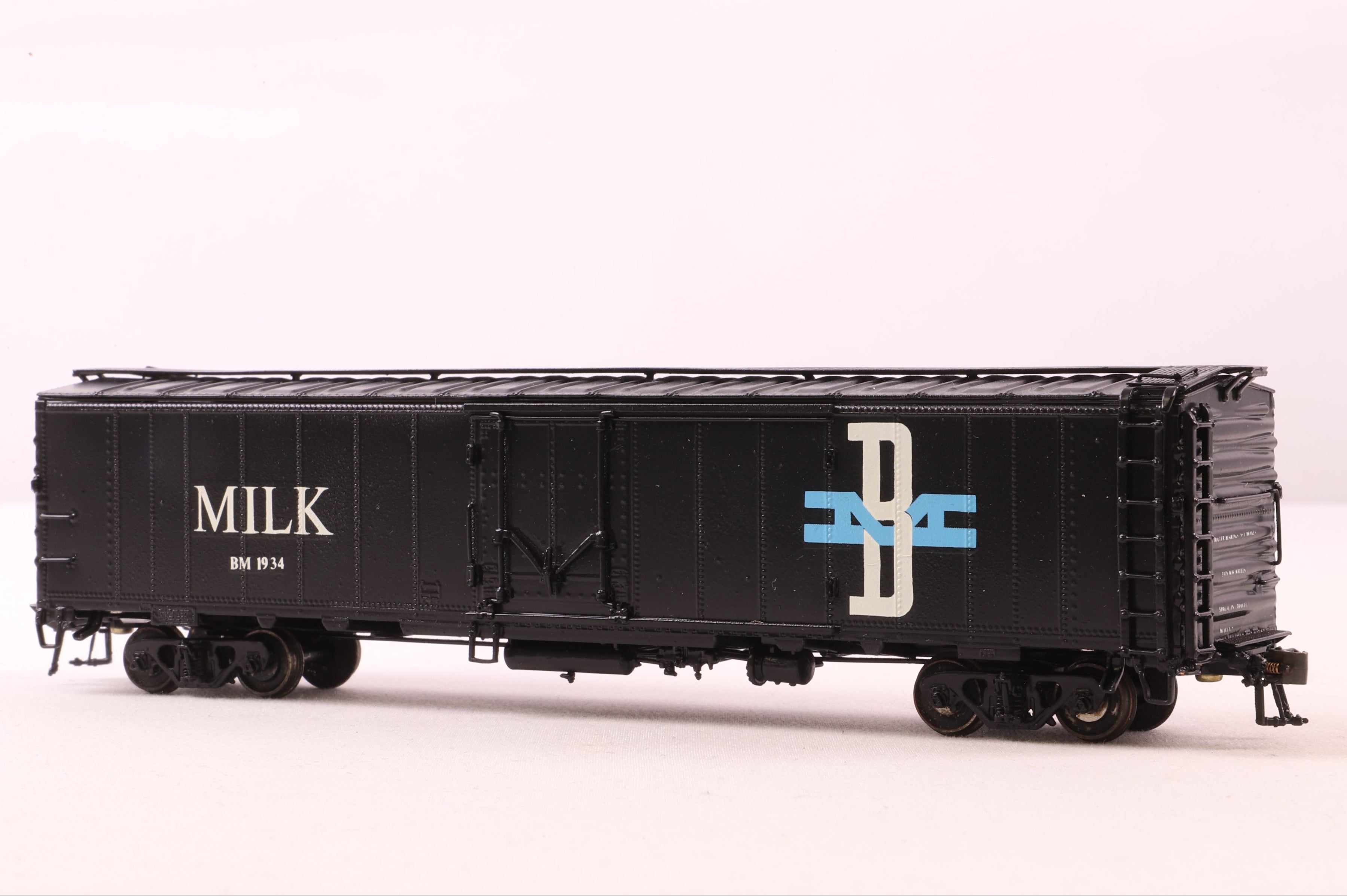 Overland Models HO Brass OMI-3066 B&M Steel Milk Car 'BM 1934