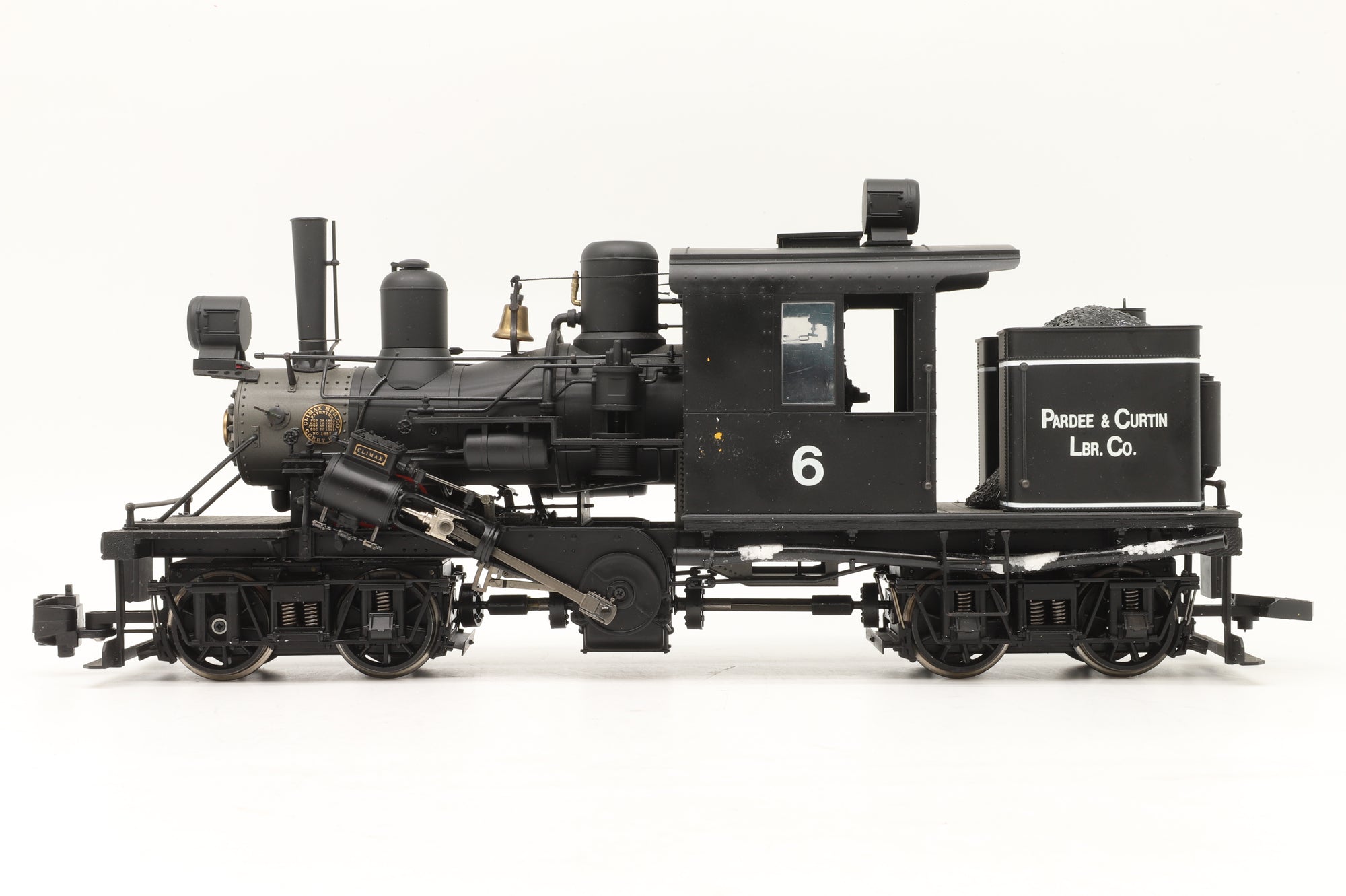 Spectrum G Scale Narrow Gauge 81180 25T Class B Climax (Pardee & Curtin Lumber Co. #6)