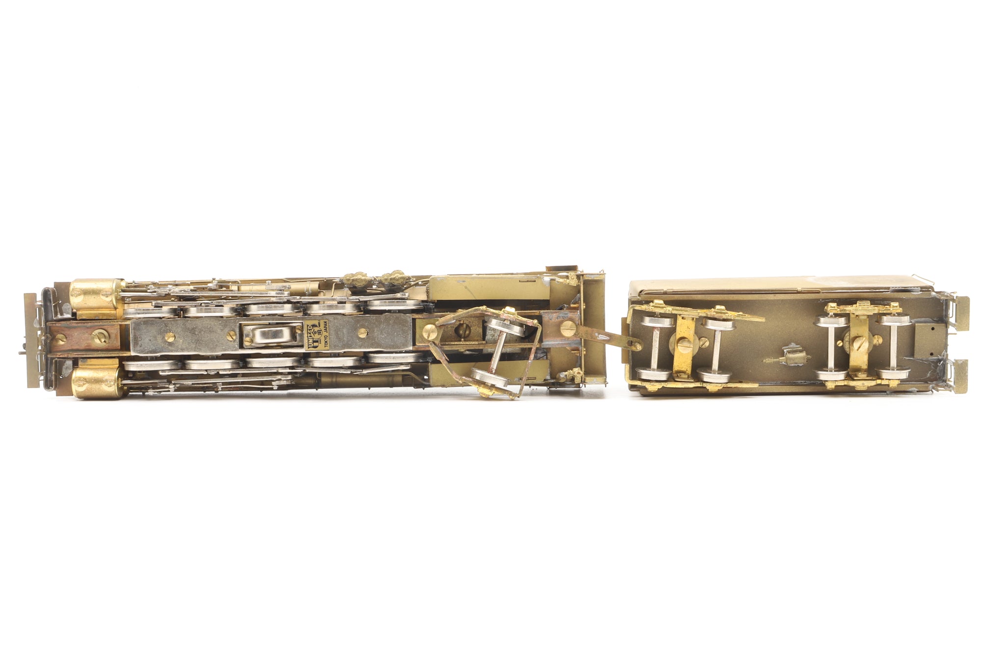 Scale Models HO Brass 0-10-2 D.M&I.R Steam Locomotive Unpainted