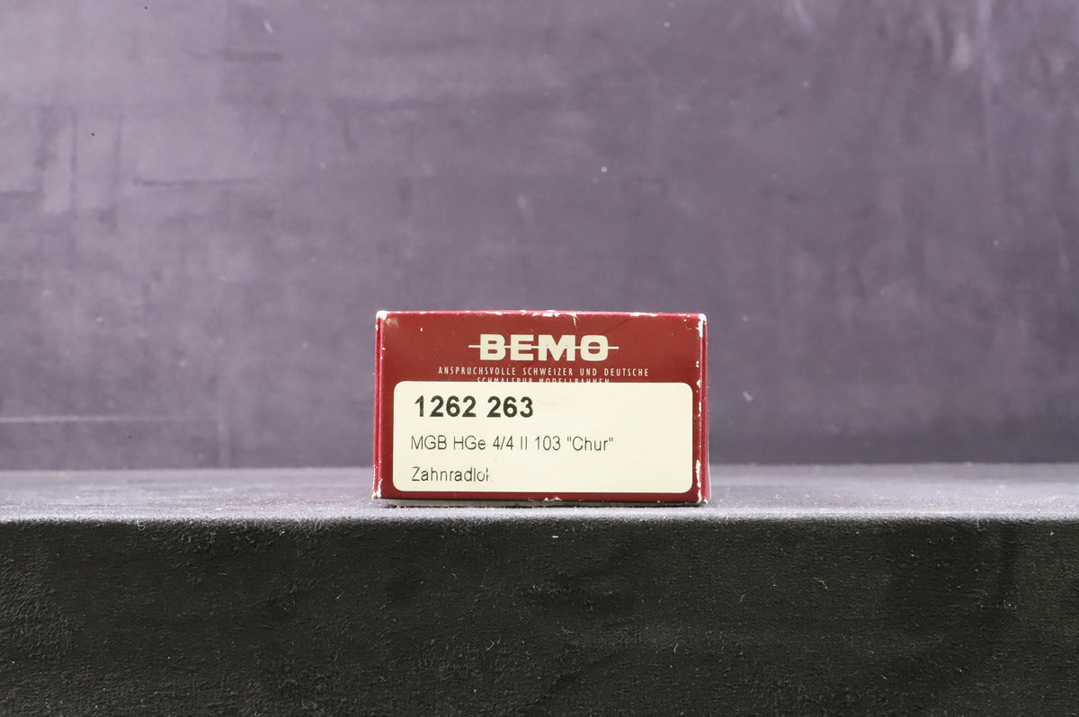 BEMO HOe-HOm 1262263 HGe 4/4 II No.103 &#39;Chur&#39; in MGB Livery