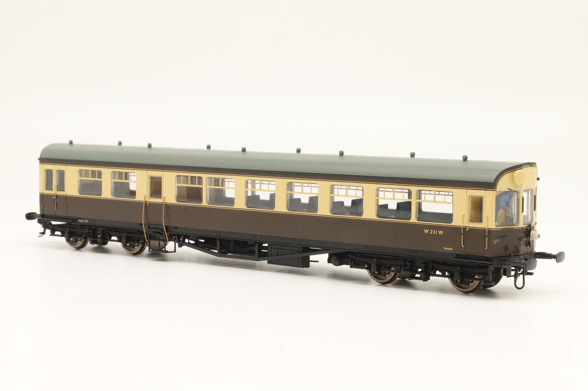 Bachmann OO BR Non-Motorised GWR Autocoach Chocolate & Cream