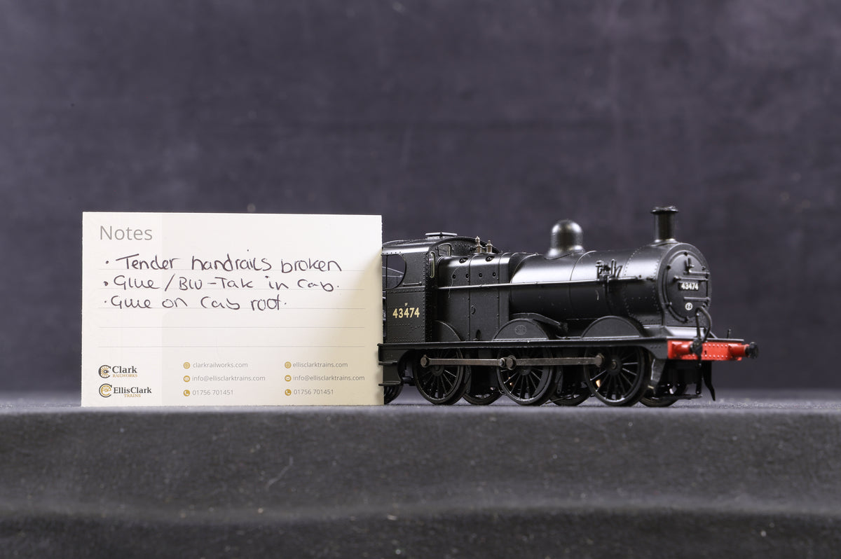 Bachmann OO 31-625 Class 3F 0-6-0 &#39;43474&#39; BR Black L/C