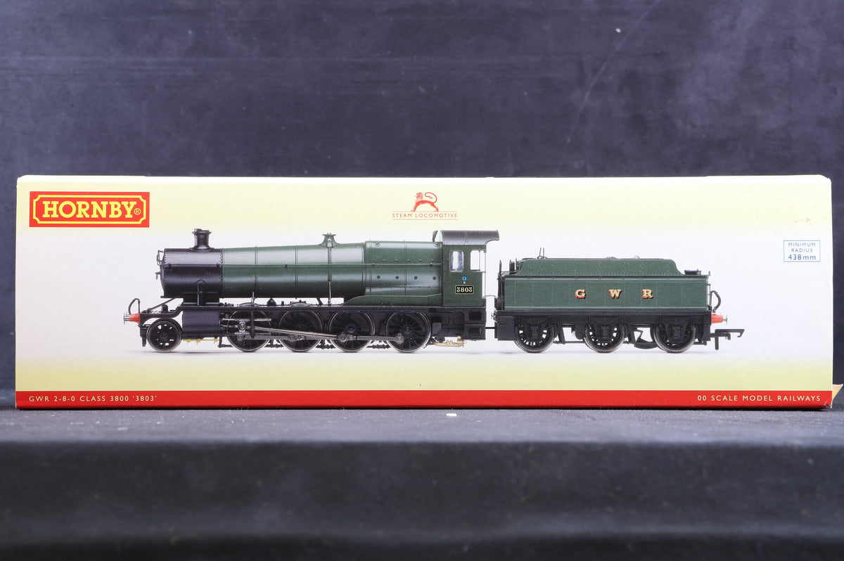 Hornby OO R2918 GWR 2-8-0 Class 3800 &#39;3803&#39; GWR Green