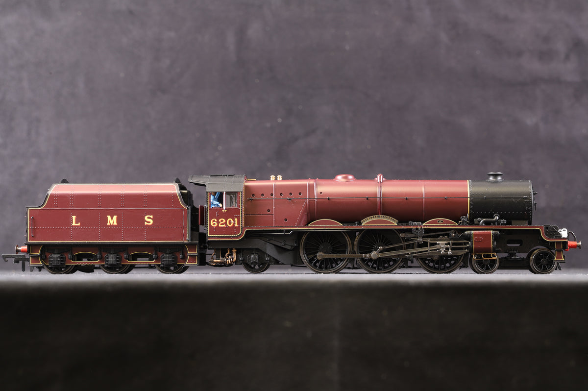 Hornby OO R3709 LMS Princess Royal Class &#39;Princess Elizabeth&#39; &#39;6201&#39; LMS Maroon