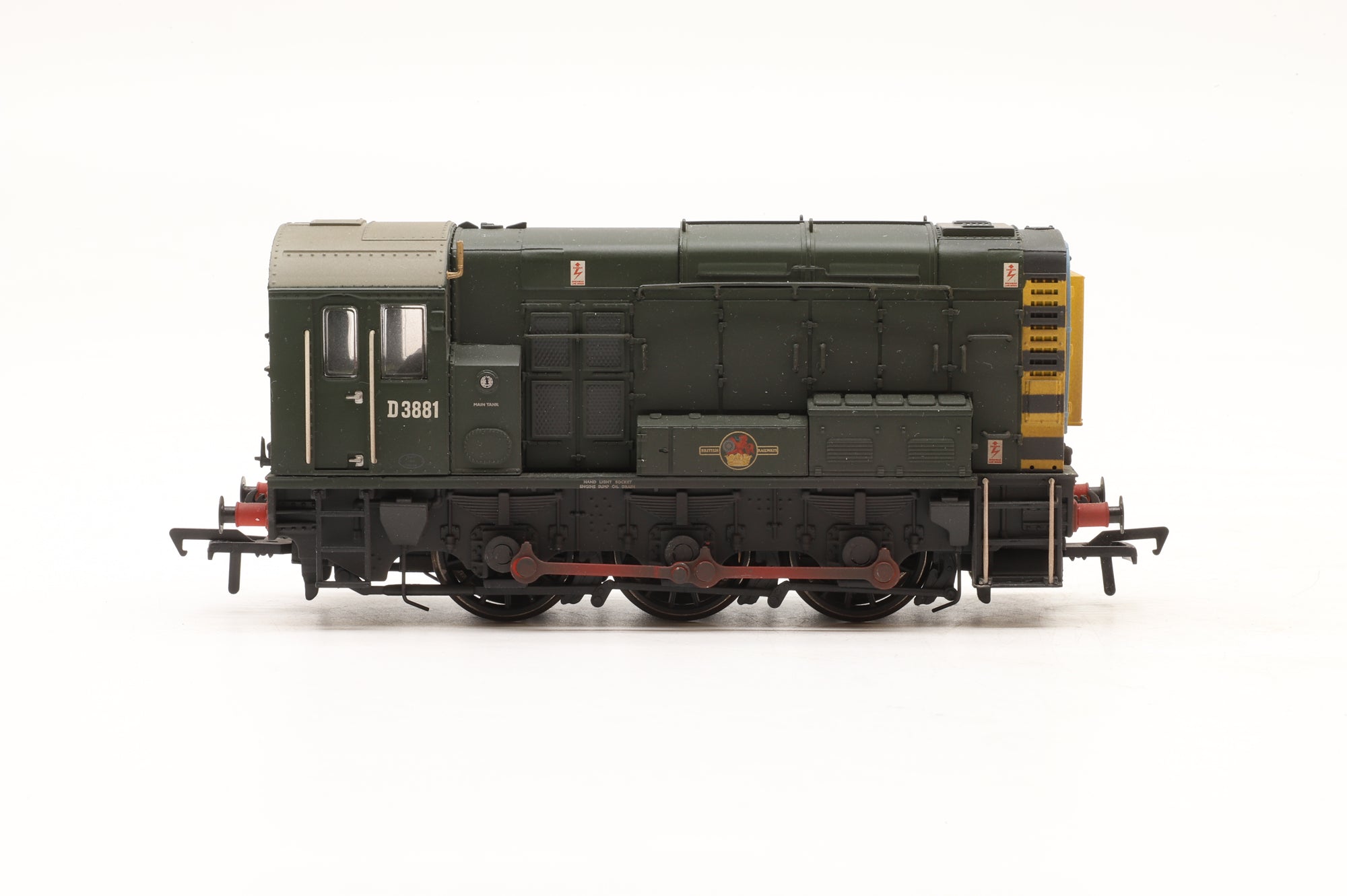 Bachmann OO 32-116B Class 08 'D3881 BR Green Wasp Stripes TMC Weathered DCC Sound