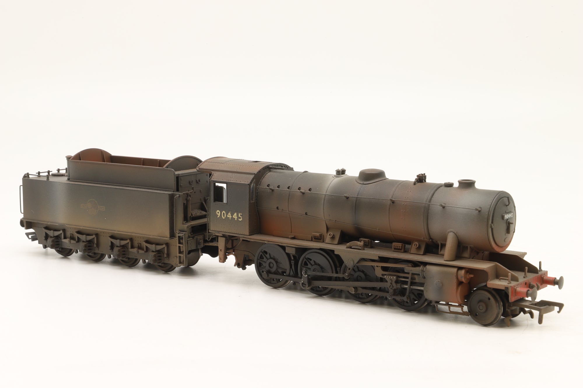 Bachmann OO 32-252 WD 2-8-0 Austerity '90445' BR Black L/C Weathered