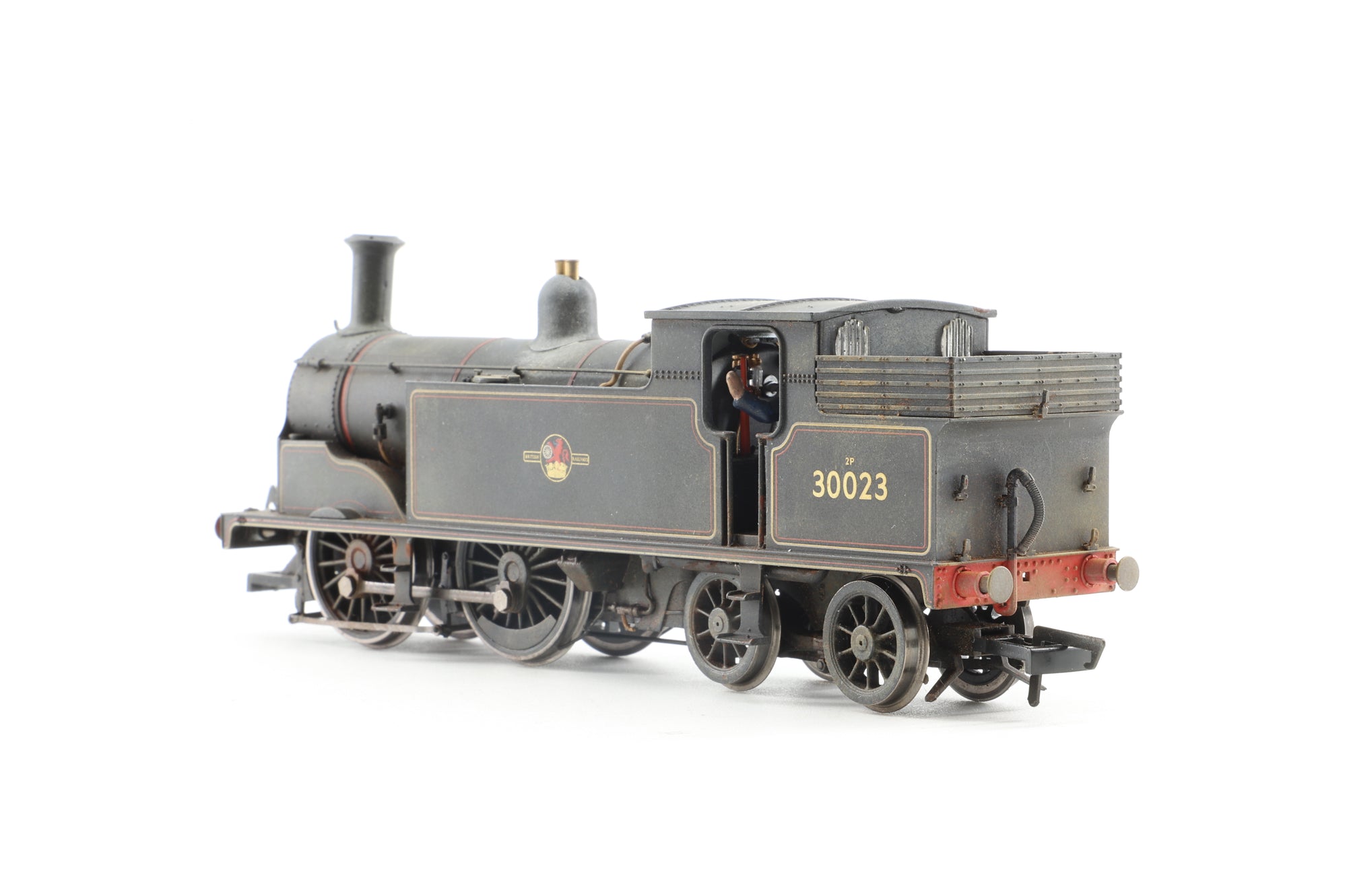 Hornby OO R2626X Class M7 '30023' BR Lined Black L/C Weathered DCC Sound