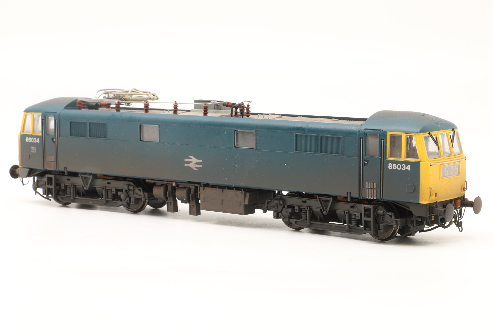 Heljan OO 8658 BR Rail Blue Class 86/0 '86034', Weathered