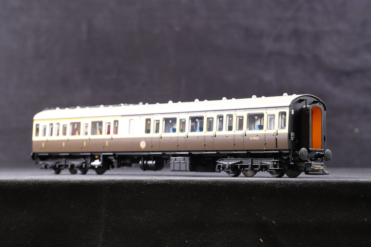 Bachmann OO 35-500Z Class 117 3 Car DMU GWR 150 Chocolate &amp; Cream Excl. KMRC, DCC Fitted