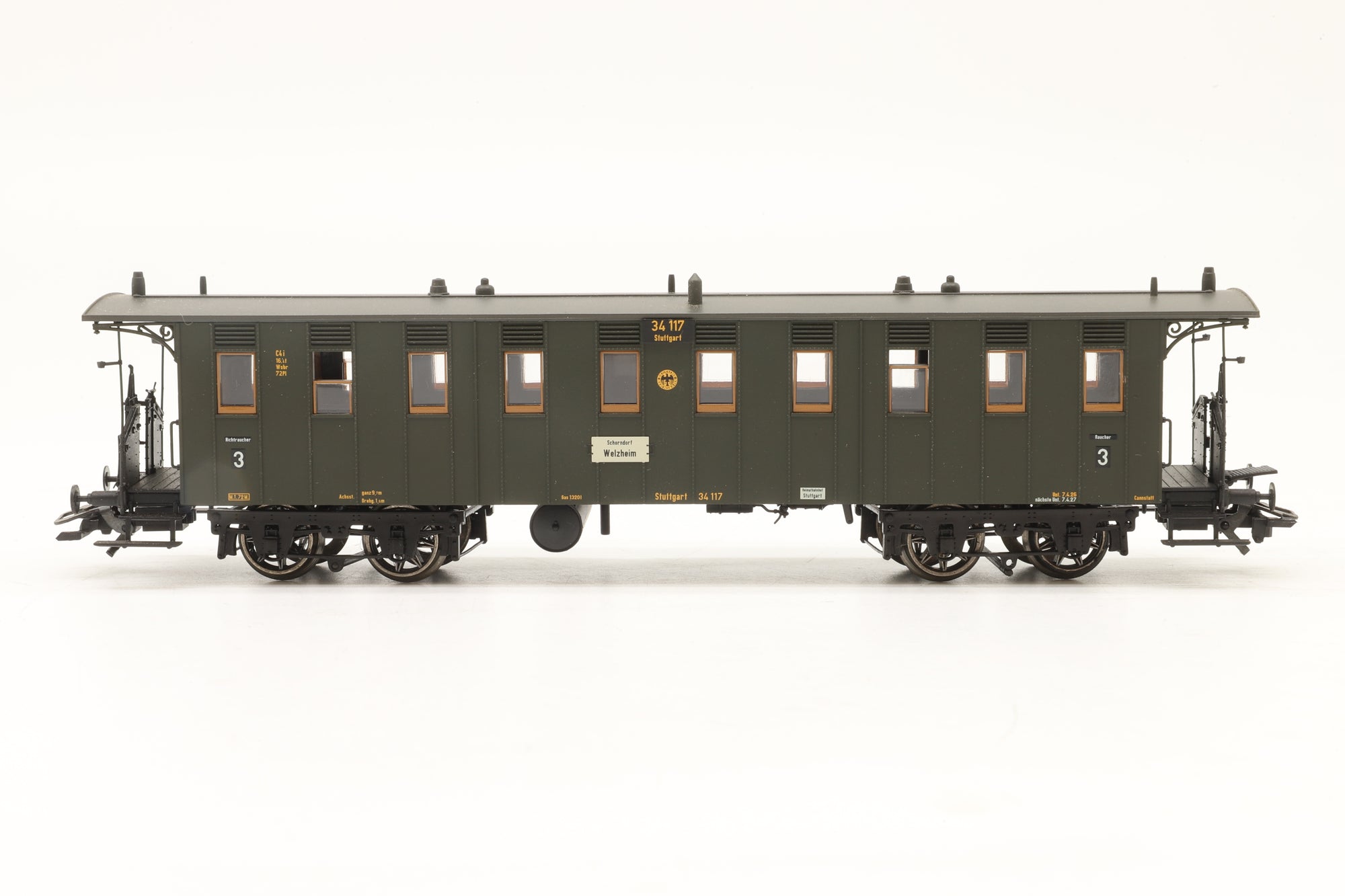 Brawa HO Rake Of 3 DRG Green Coaches Inc 2170, 2171 & 2172
