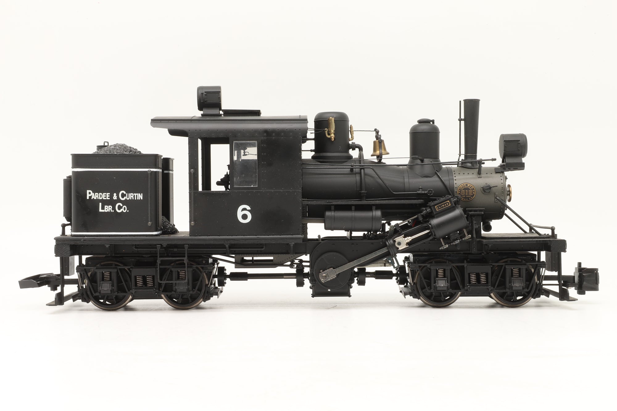 Spectrum G Scale Narrow Gauge 81180 25T Class B Climax (Pardee & Curtin Lumber Co. #6)