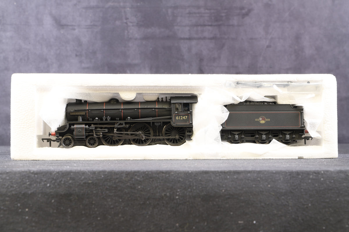 Bachmann OO 31-700Z Class B1 4-6-0 61247 &quot;Lord Burghley&quot; in BR black with late crest (weathered). Limited Edition37/500