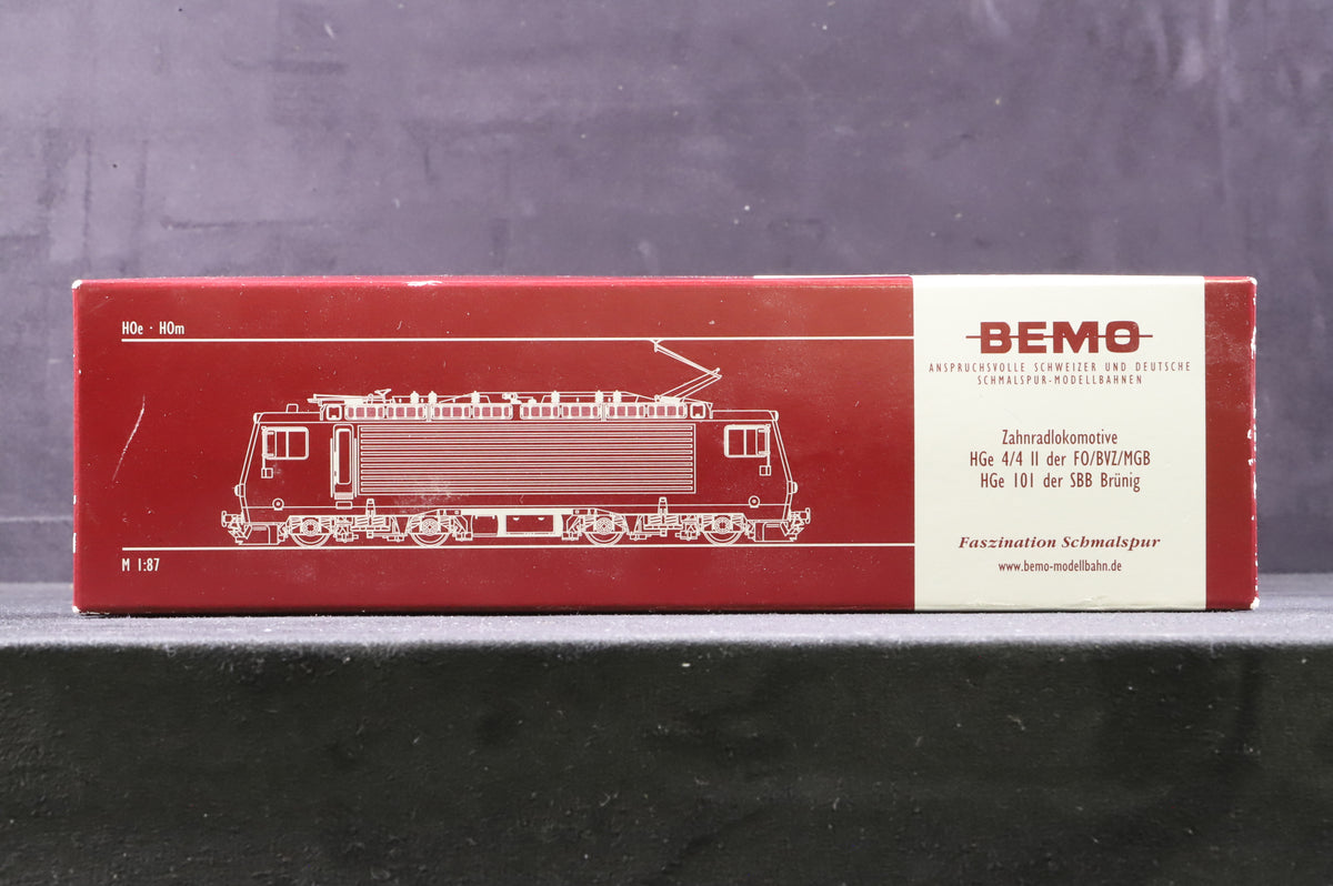 BEMO HOe-HOm 1262263 HGe 4/4 II No.103 &#39;Chur&#39; in MGB Livery