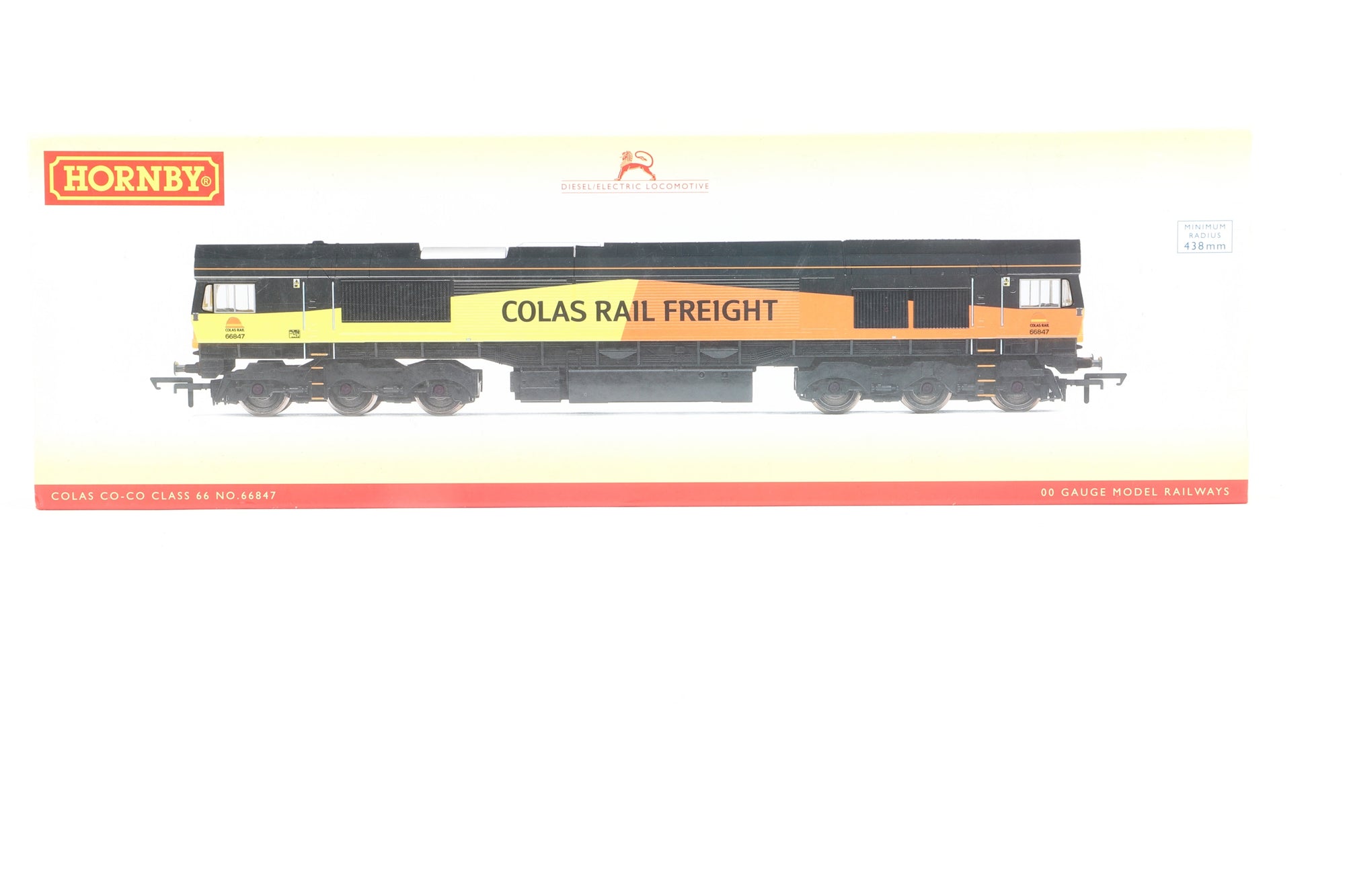 Hornby OO R3787 Colas Co-Co Class 66 '66847', Weathered