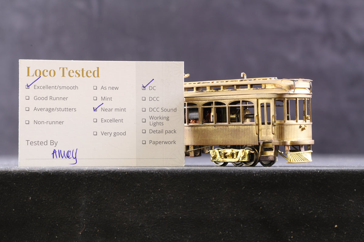 E. Suydam &amp; Co. HO Brass Mount Lowe Car Unpainted