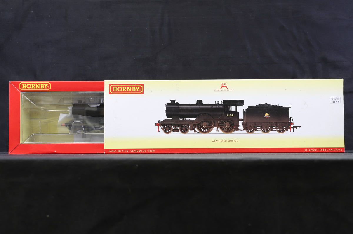 Hornby OO R3303 BR (Early) 4-4-0 D16/3 &#39;62581&#39;, Weathered