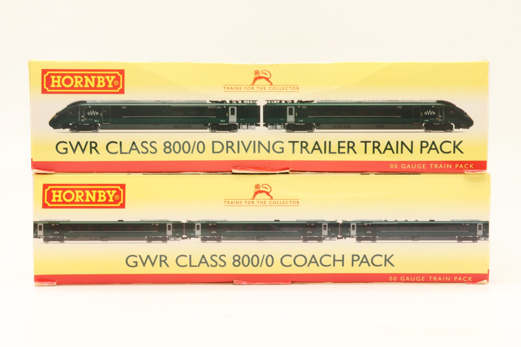 Hornby OO GWR Class 800/0 Driving Trailer & Coach Train Packs Inc. R4870 & R3609 DCC Sound