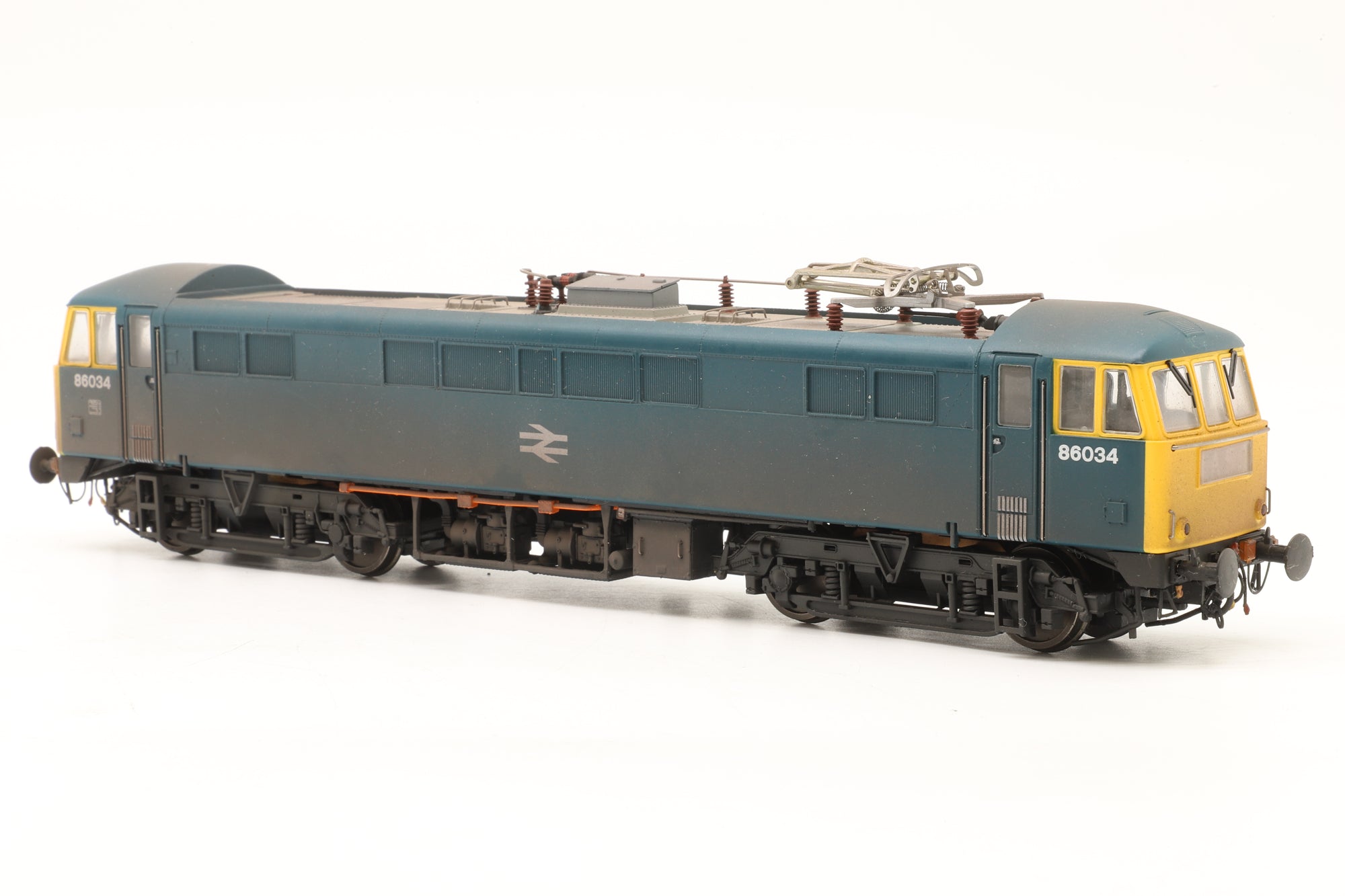 Heljan OO 8658 BR Rail Blue Class 86/0 '86034', Weathered