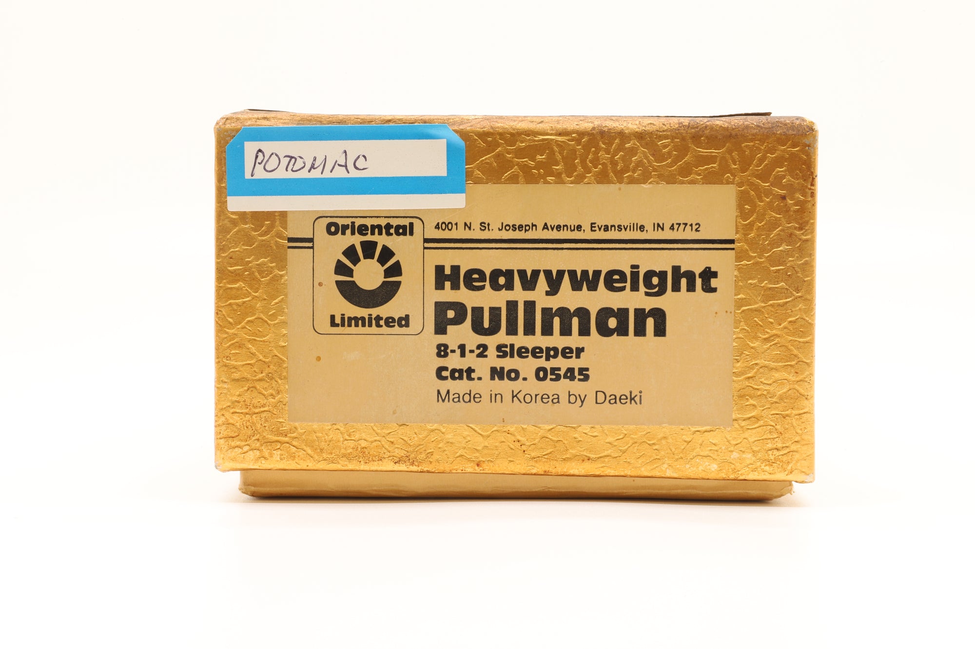 Oriental Limited HO Brass 0545 Heavyweight Pullman Sleeper Unpainted