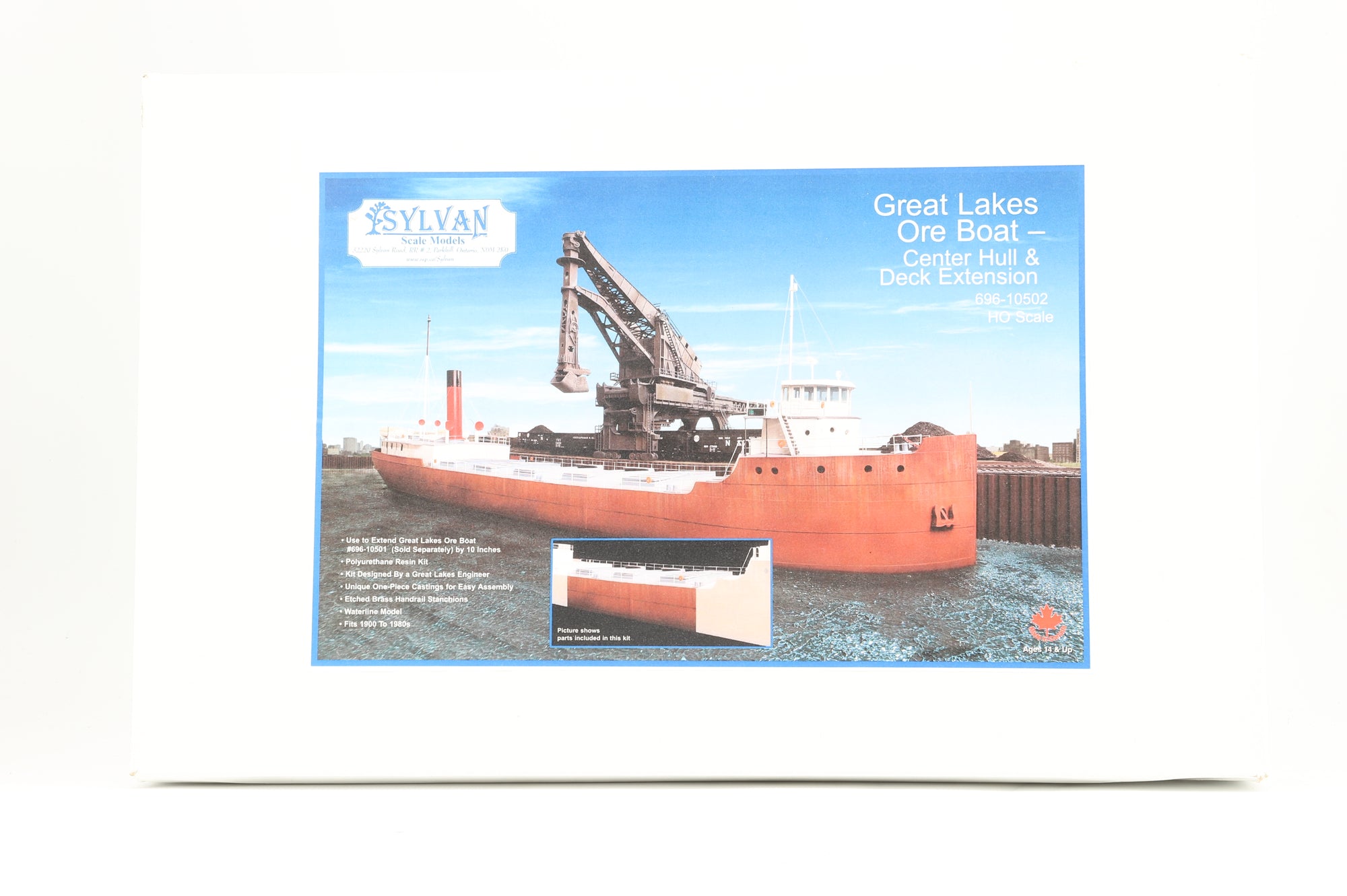 Sylvan Scale Models HO Great Lakes Ore Boat Kit