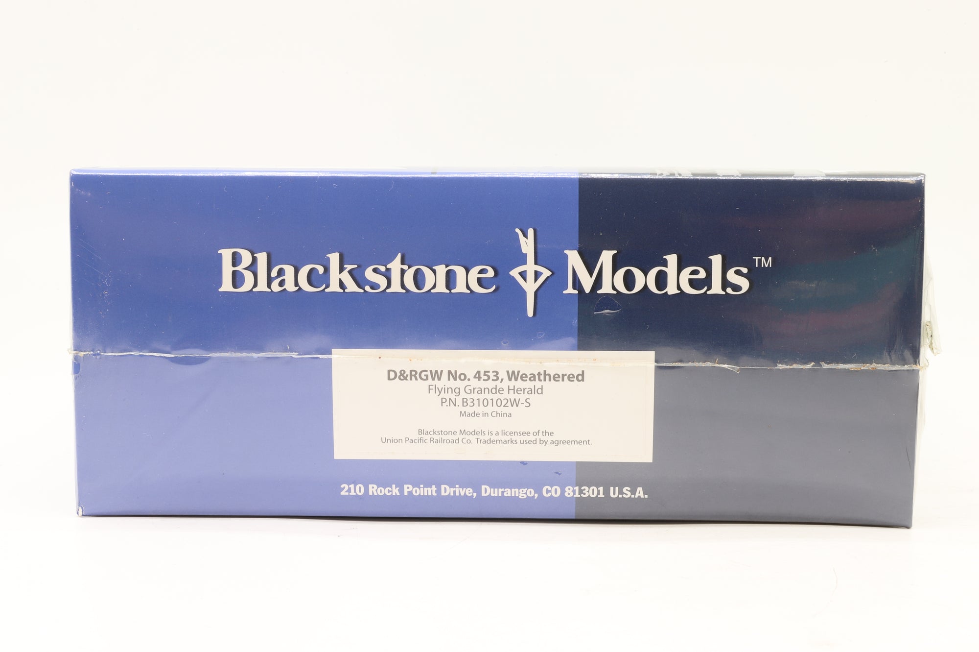 Blackstone Models HOn3 B310102W-S D&RGW K-27 Class 2-8-2 '453' Steam Locomotive Weathered DCC Sound