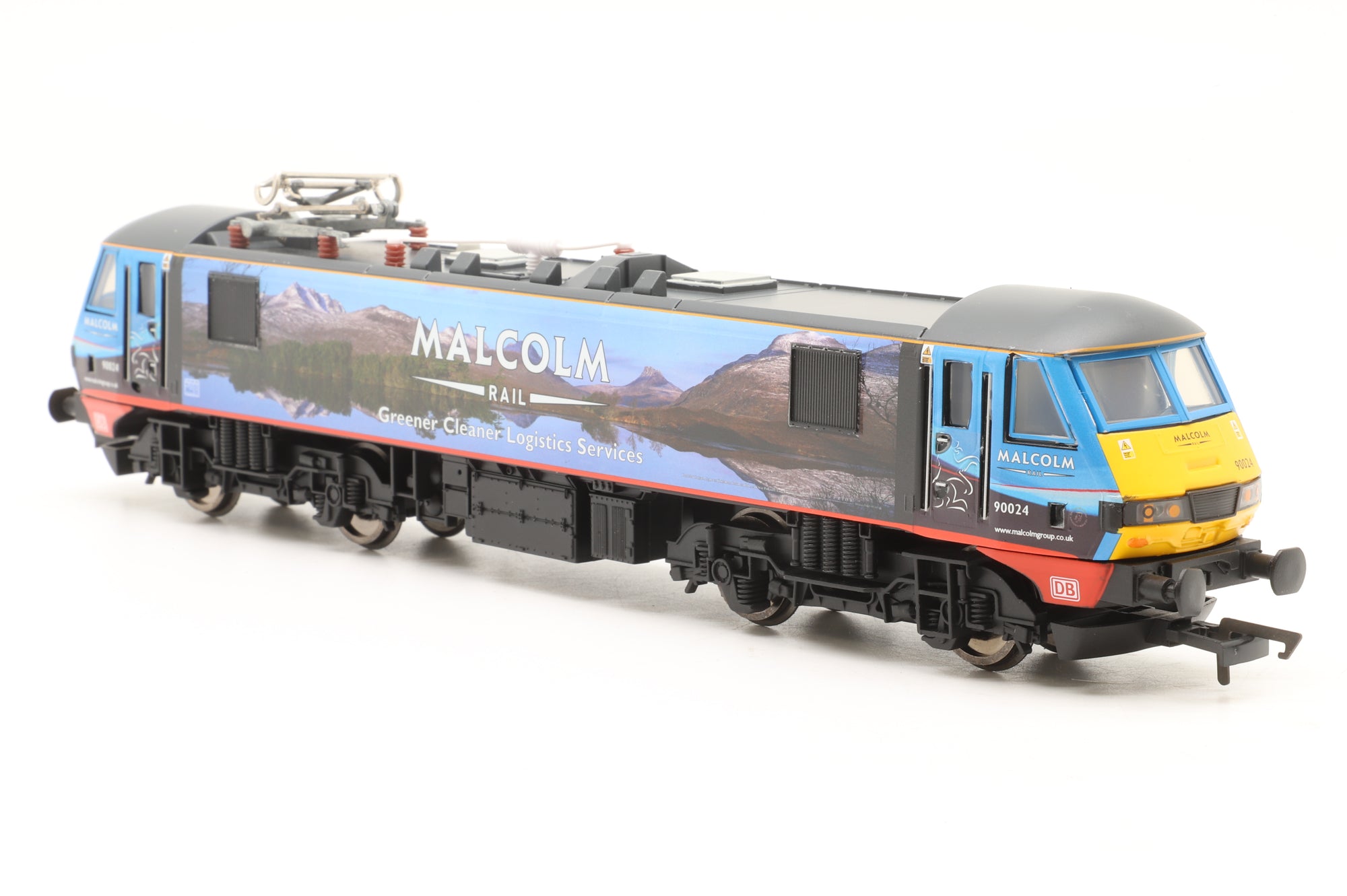Hornby OO R3924 Class 90 '90024' Malcolm Logistics
