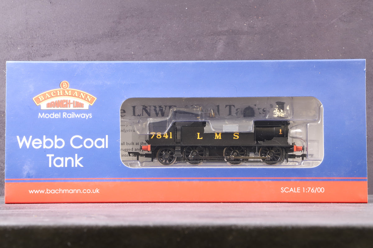Bachmann OO 35-051 LNWR Webb Coal Tank &#39;7841&#39; LMS Black