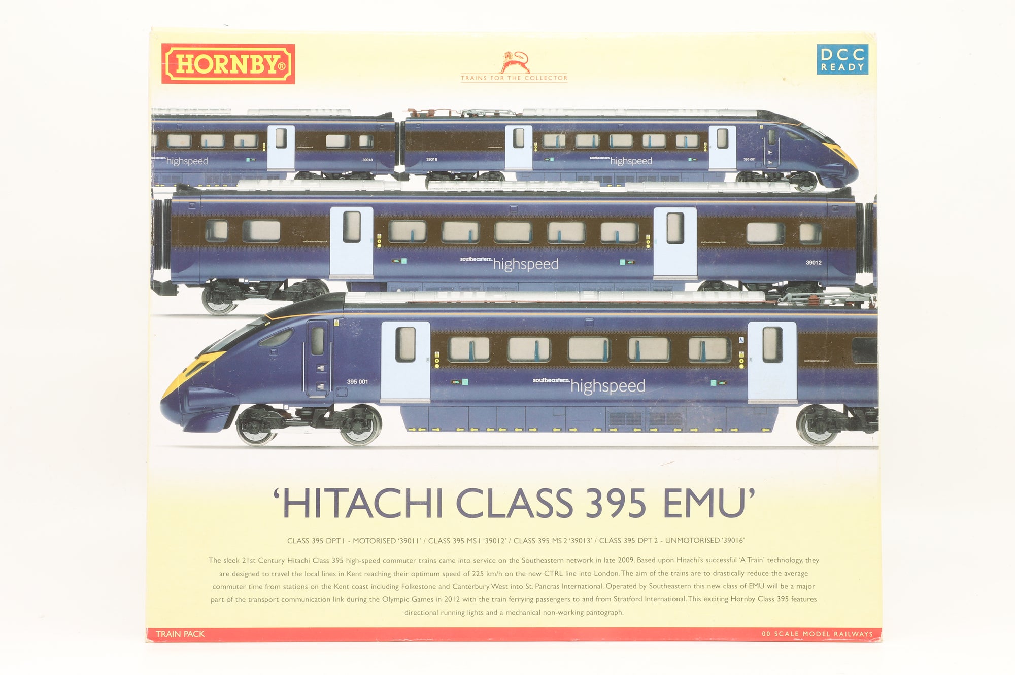 Hornby OO R2821 Class 395 '395001' 4-car Hitachi EMU South Eastern Highspeed