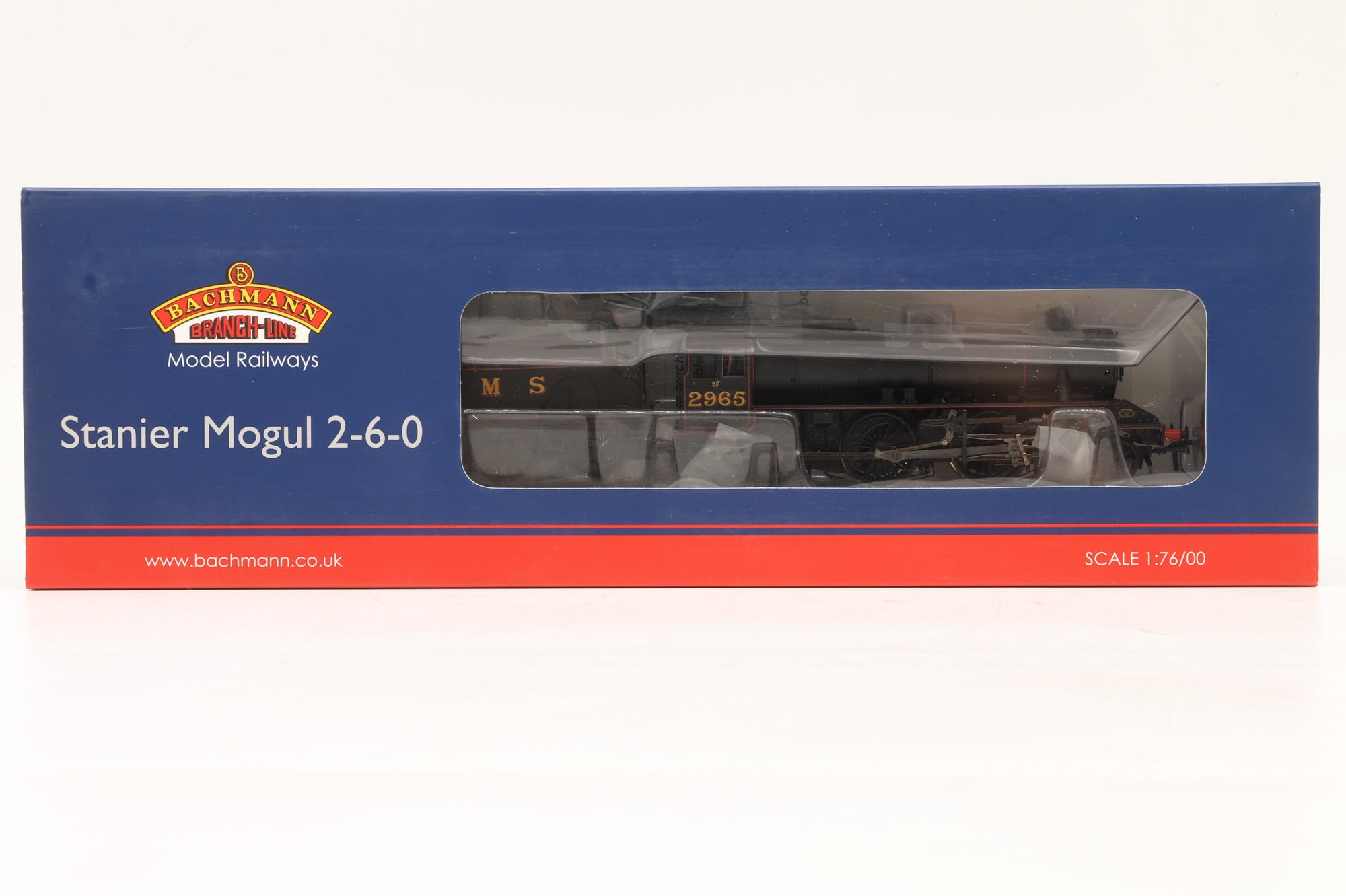Bachmann OO 31-690 Stanier Mogul '2965' LMS Lined Black