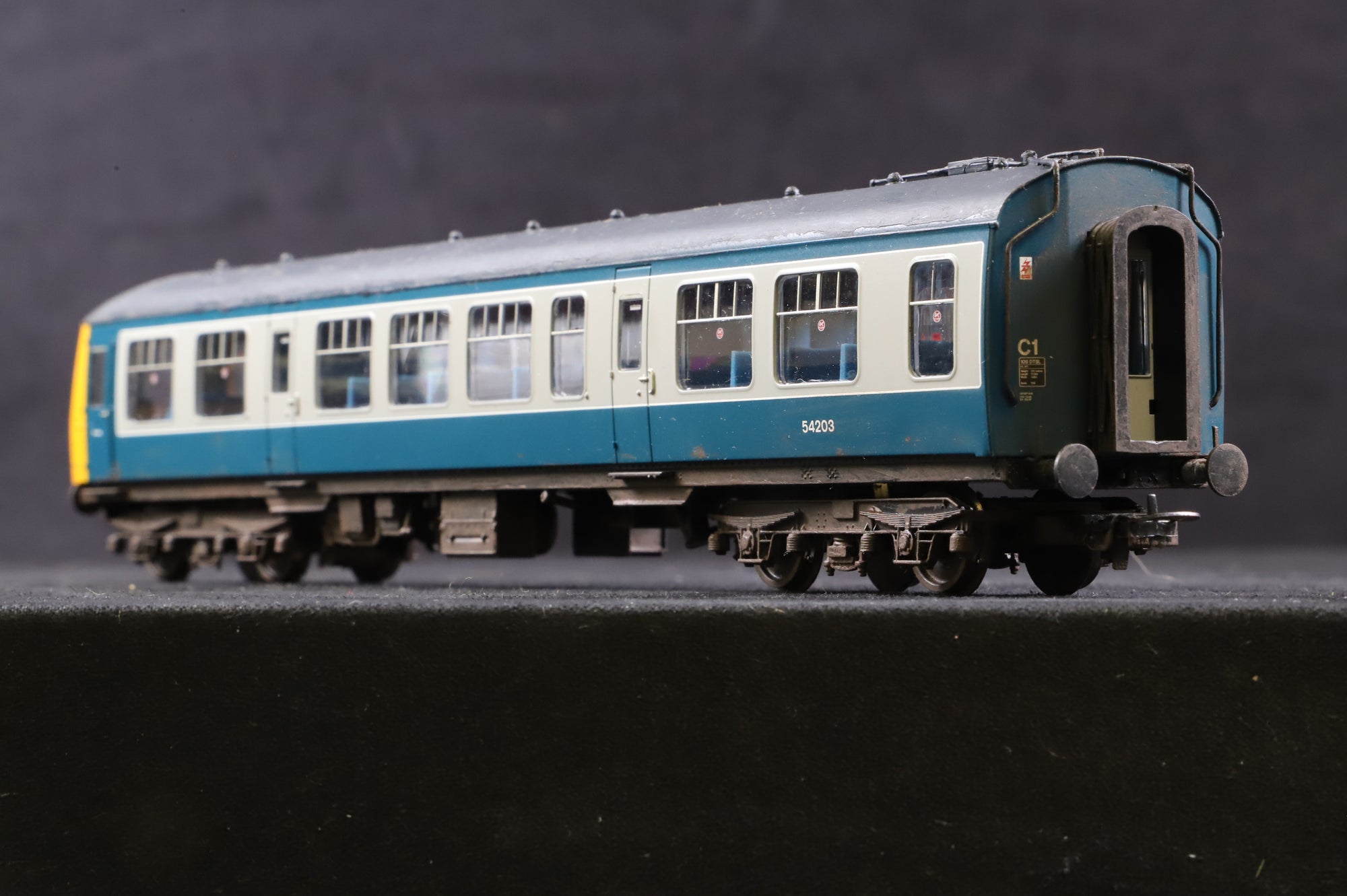 WORKSHOP Bachmann OO 32-908 Class 108 2 Car DMU in BR Blue/Grey - Weathered
