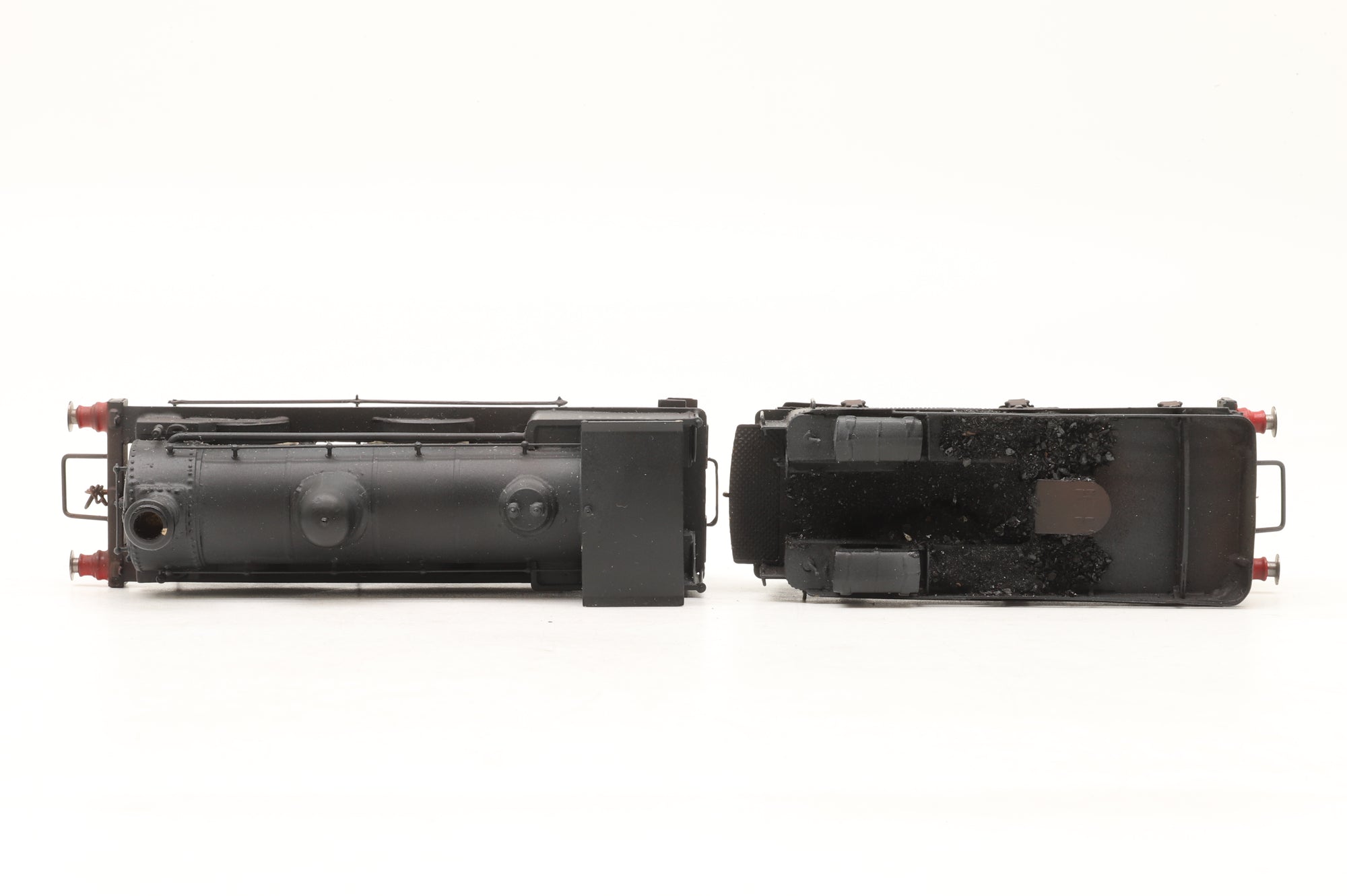 London Road Models Kit-Built OO LNWR 17'' 'Coal Engine' 58351 in LMS/BR Black – Weathered